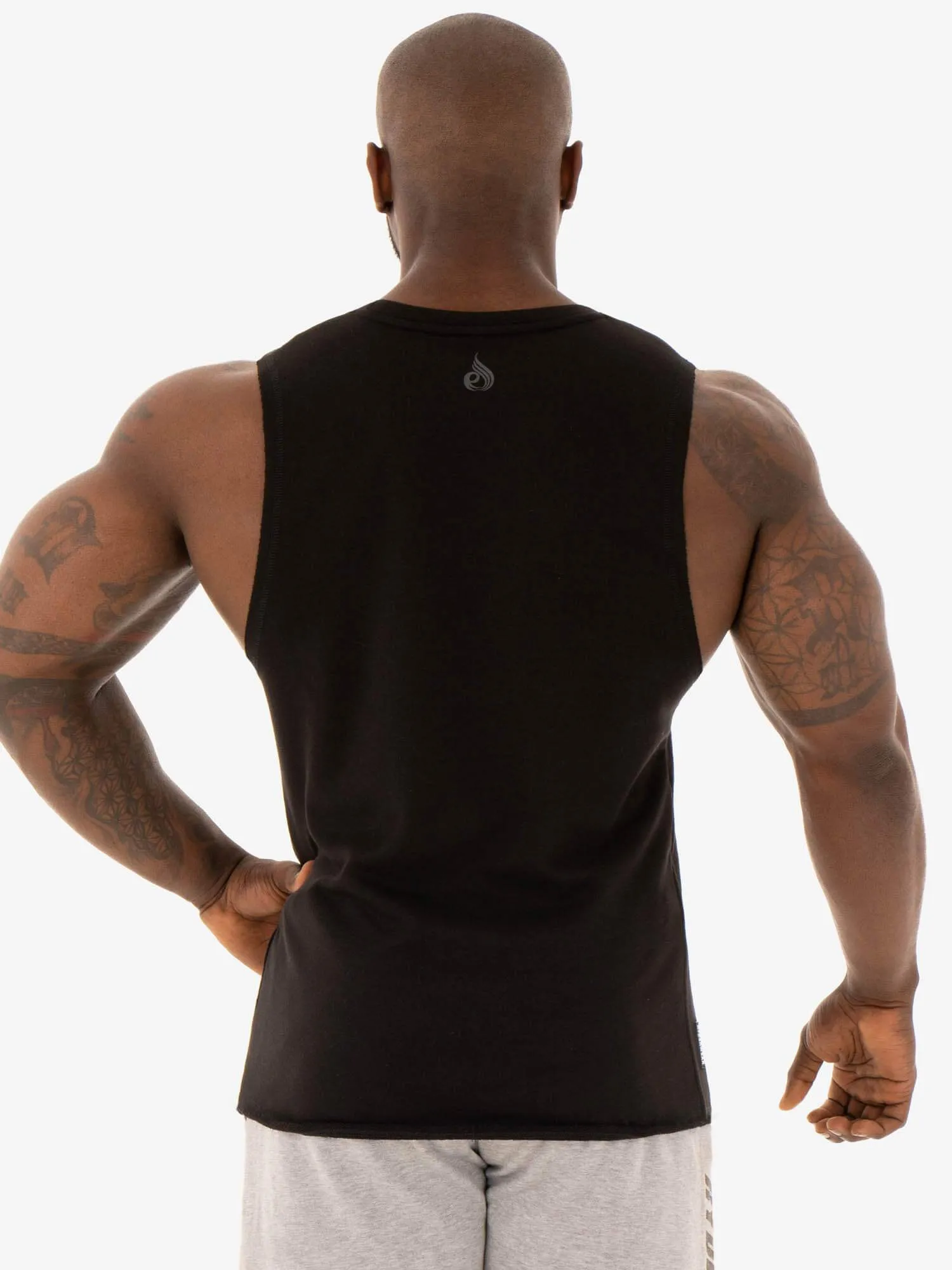 Flex Fleece Tank - Black comfortable wear