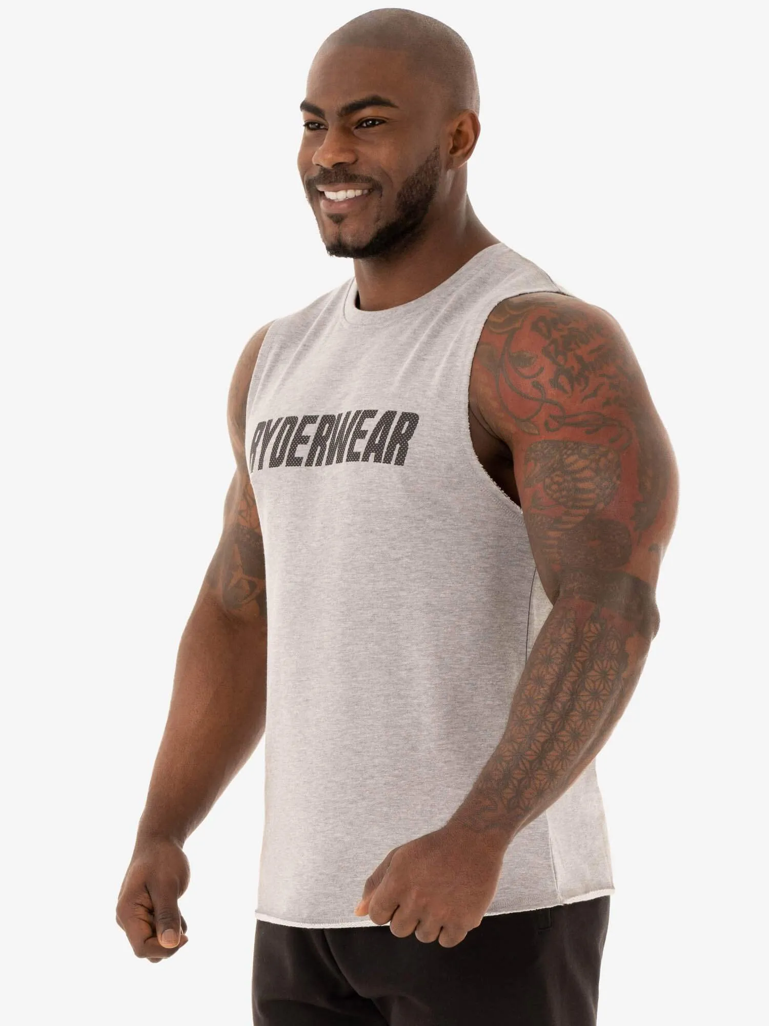 Flex Fleece Tank - Grey Marl easy match