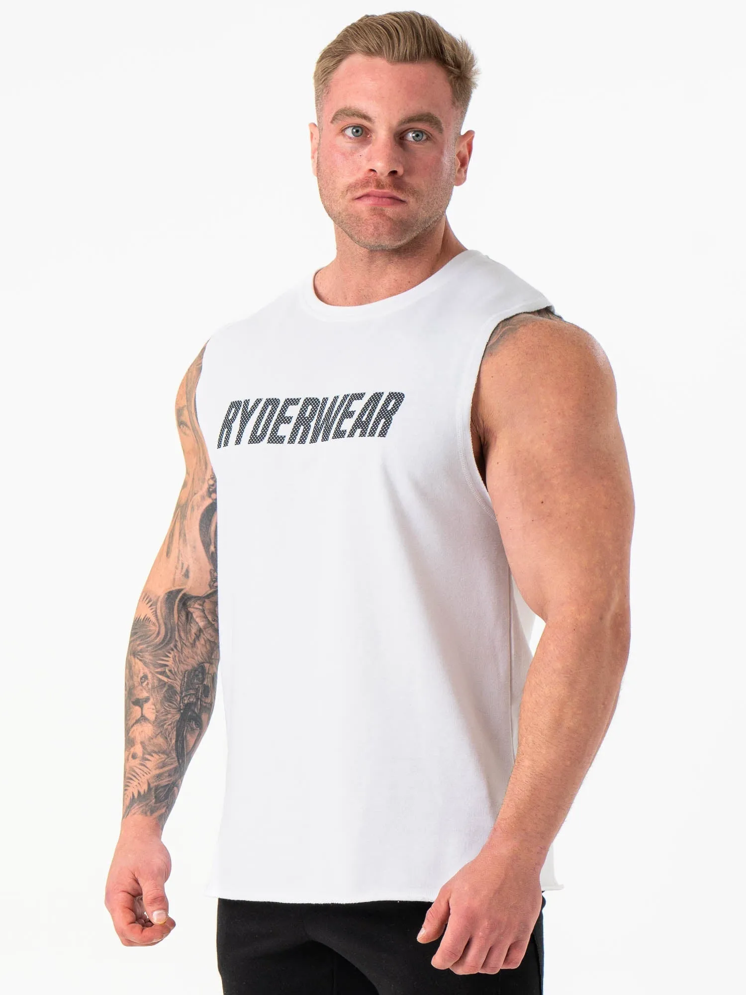 Flex Fleece Tank - White durable material