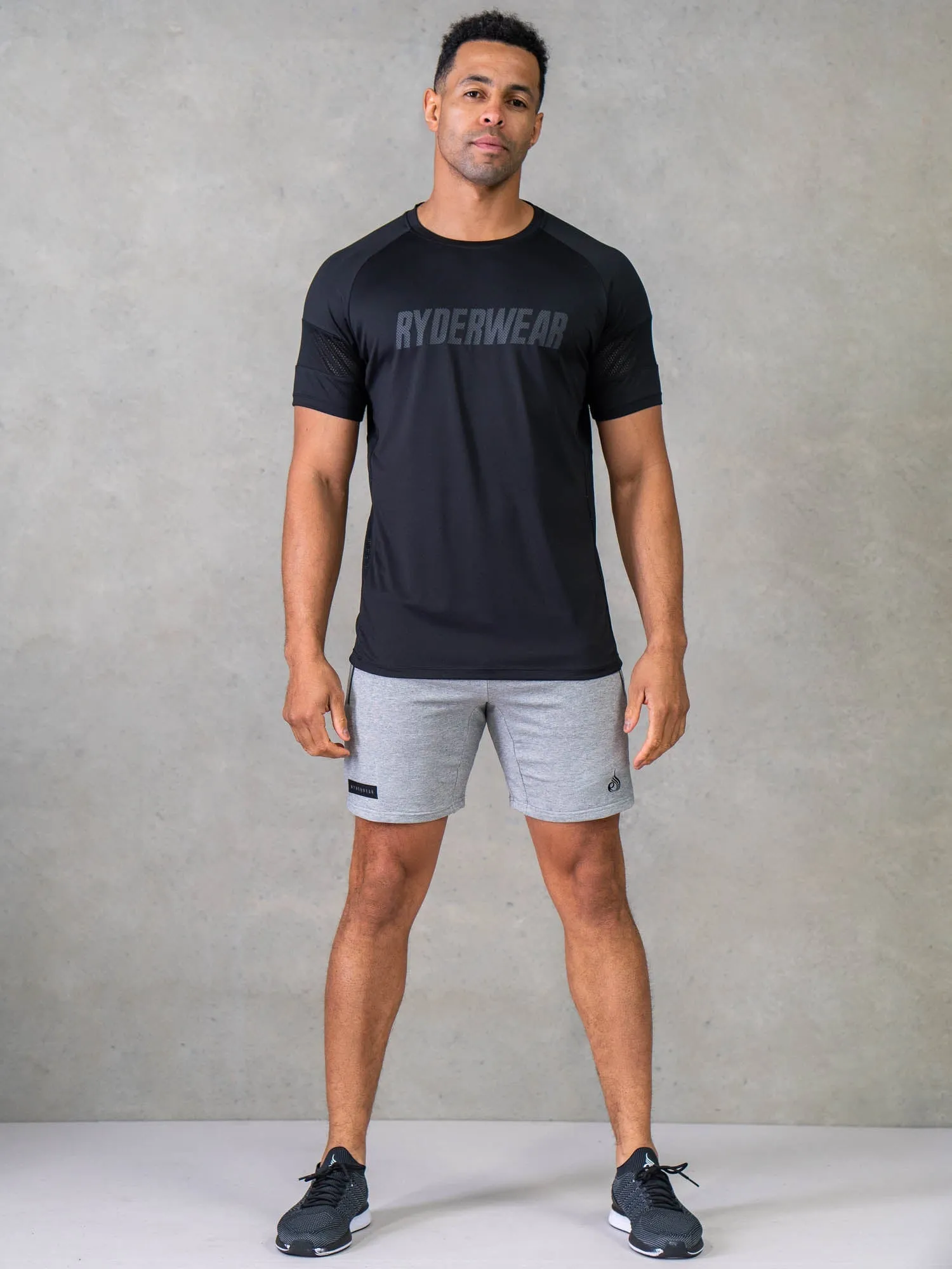 Flex Mesh T-Shirt - Black night out