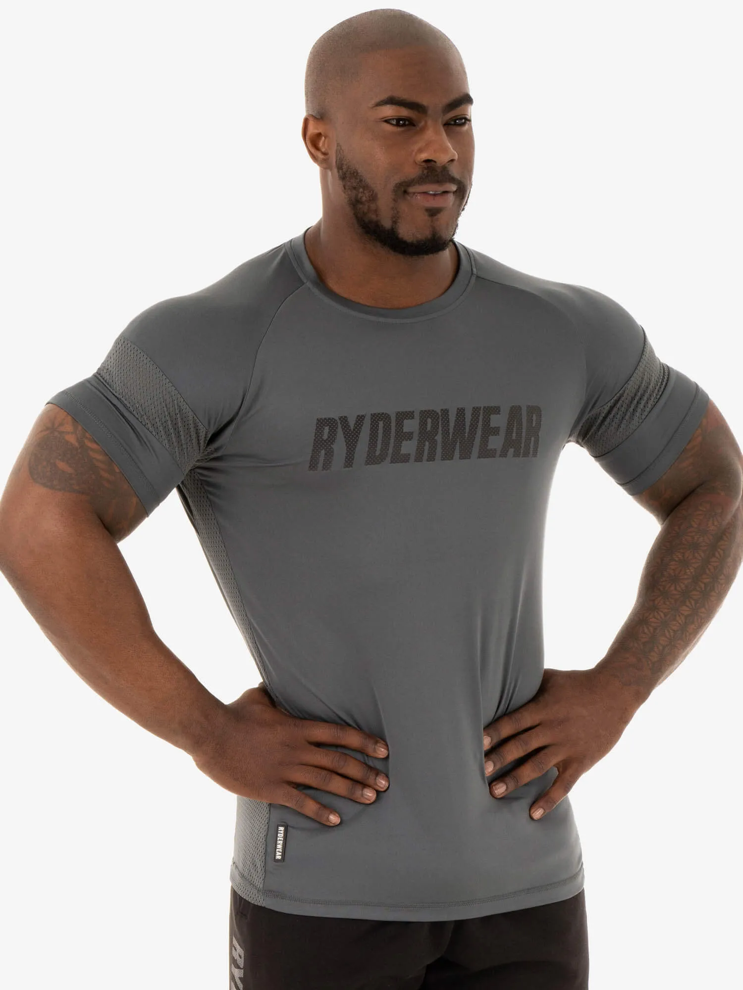 Flex Mesh T-Shirt - Charcoal limited edition