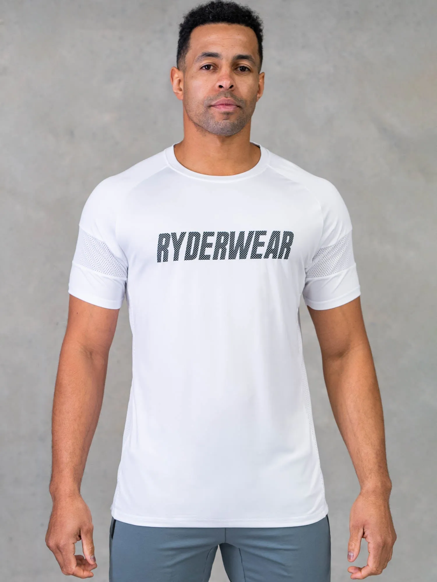 Flex Mesh T-Shirt - White high quality