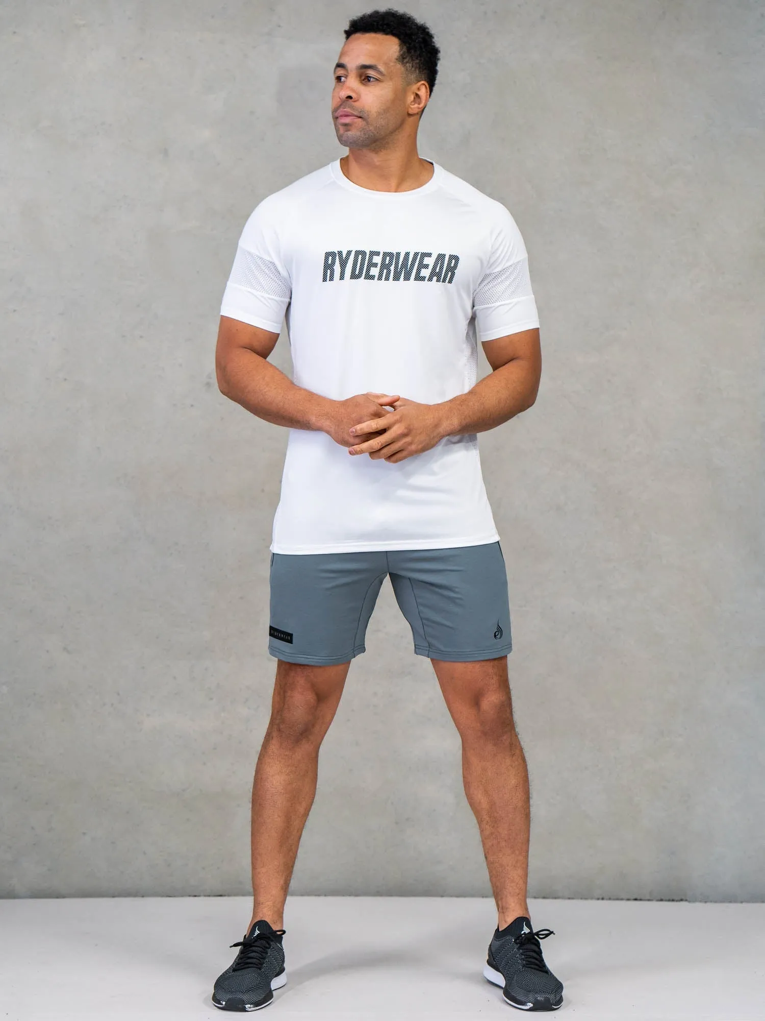 Flex Mesh T-Shirt - White soft touch