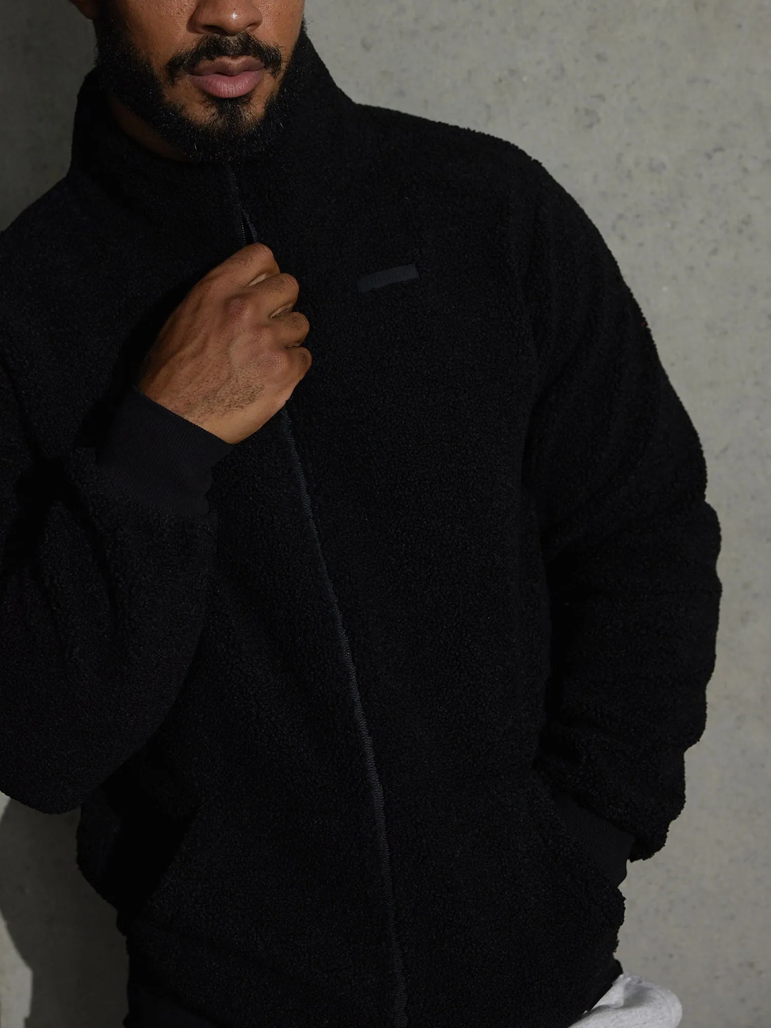 Flex Polar Fleece Jacket - Black quick dry