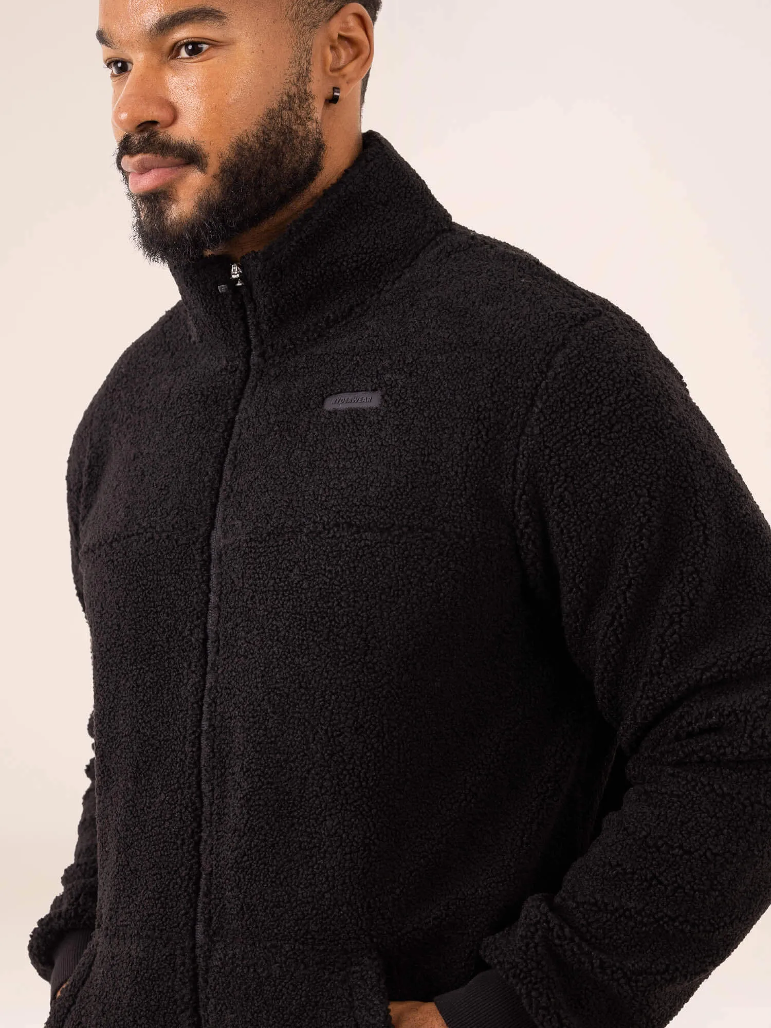 Flex Polar Fleece Jacket - Black winter comfort