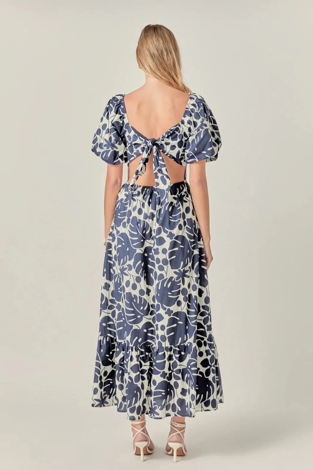 Floral Print Maxi Dress Sport outfit