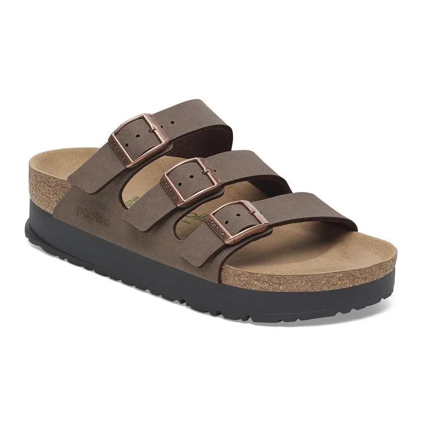 Florida Platform Vegan in Mocha from Birkenstock Morning Ease
