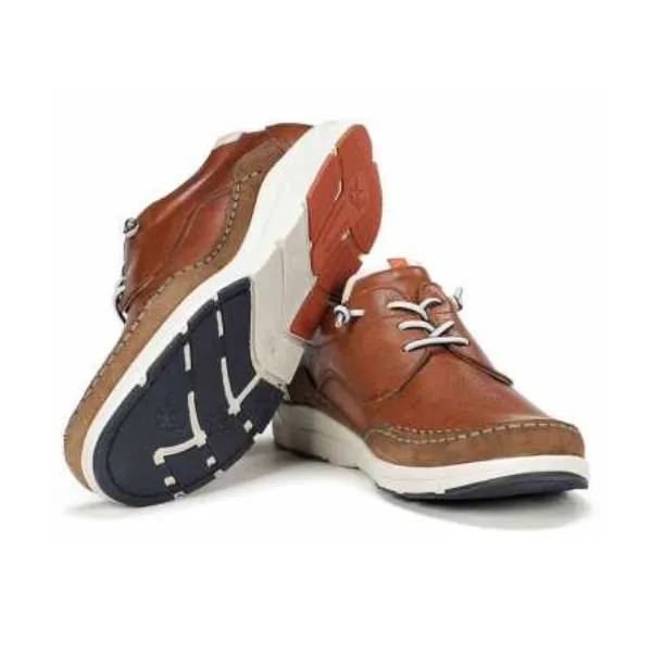 Fluchos Men's Kai Lace-Up F1986 Brown timeless feel
