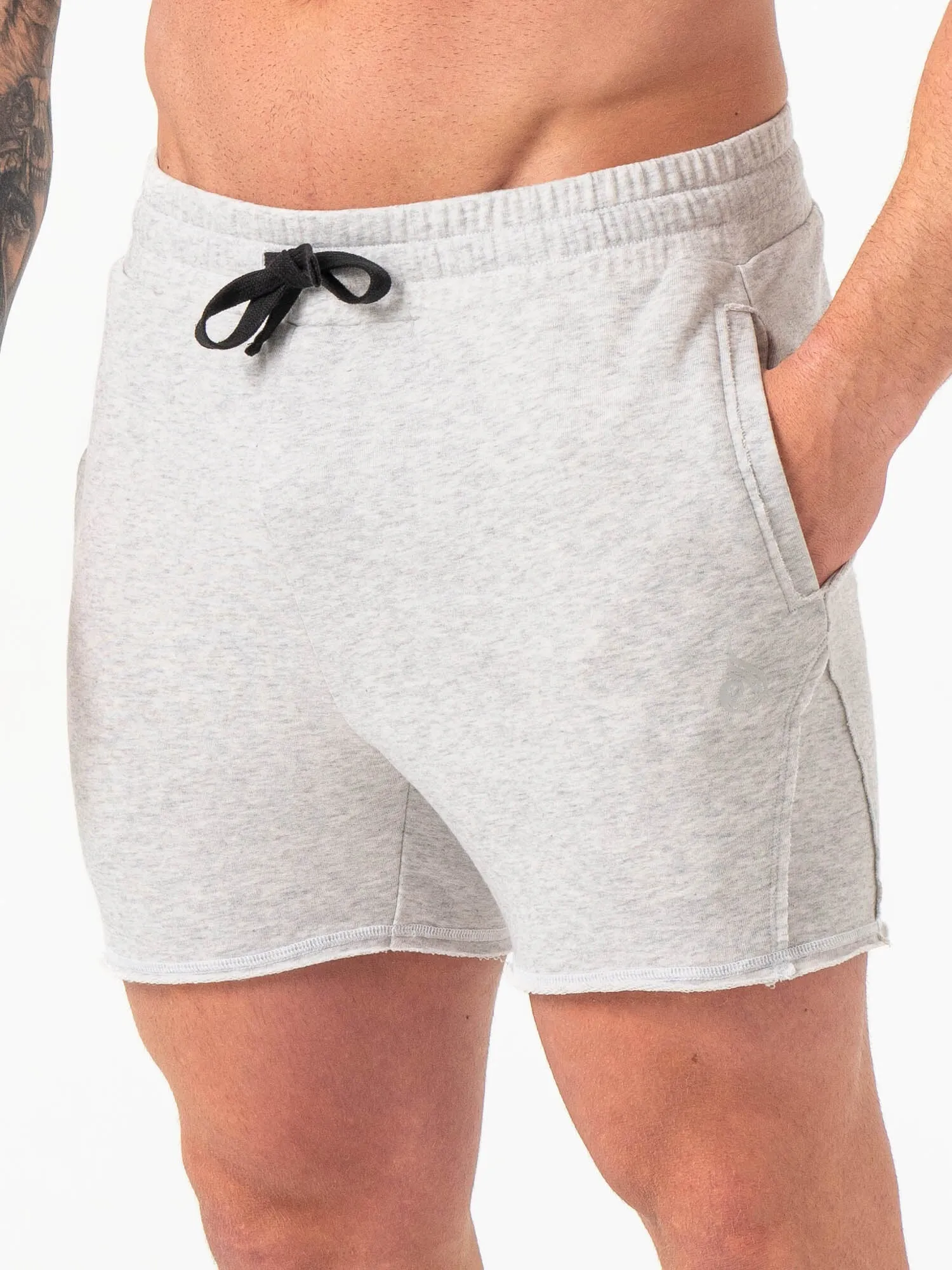 Force 5" Track Shorts - Chalk Grey Marl professional gear