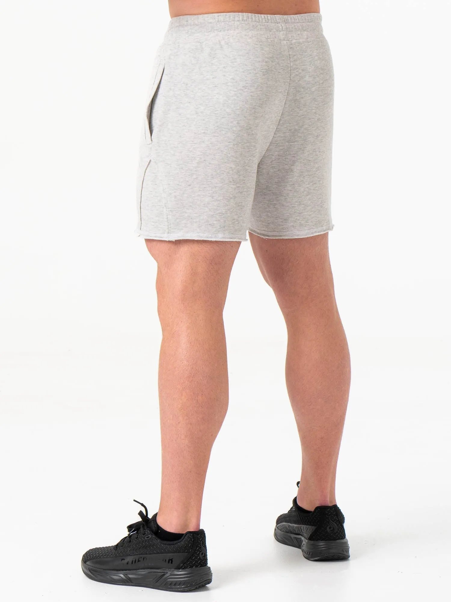 Force 5" Track Shorts - Chalk Grey Marl outdoor fitness