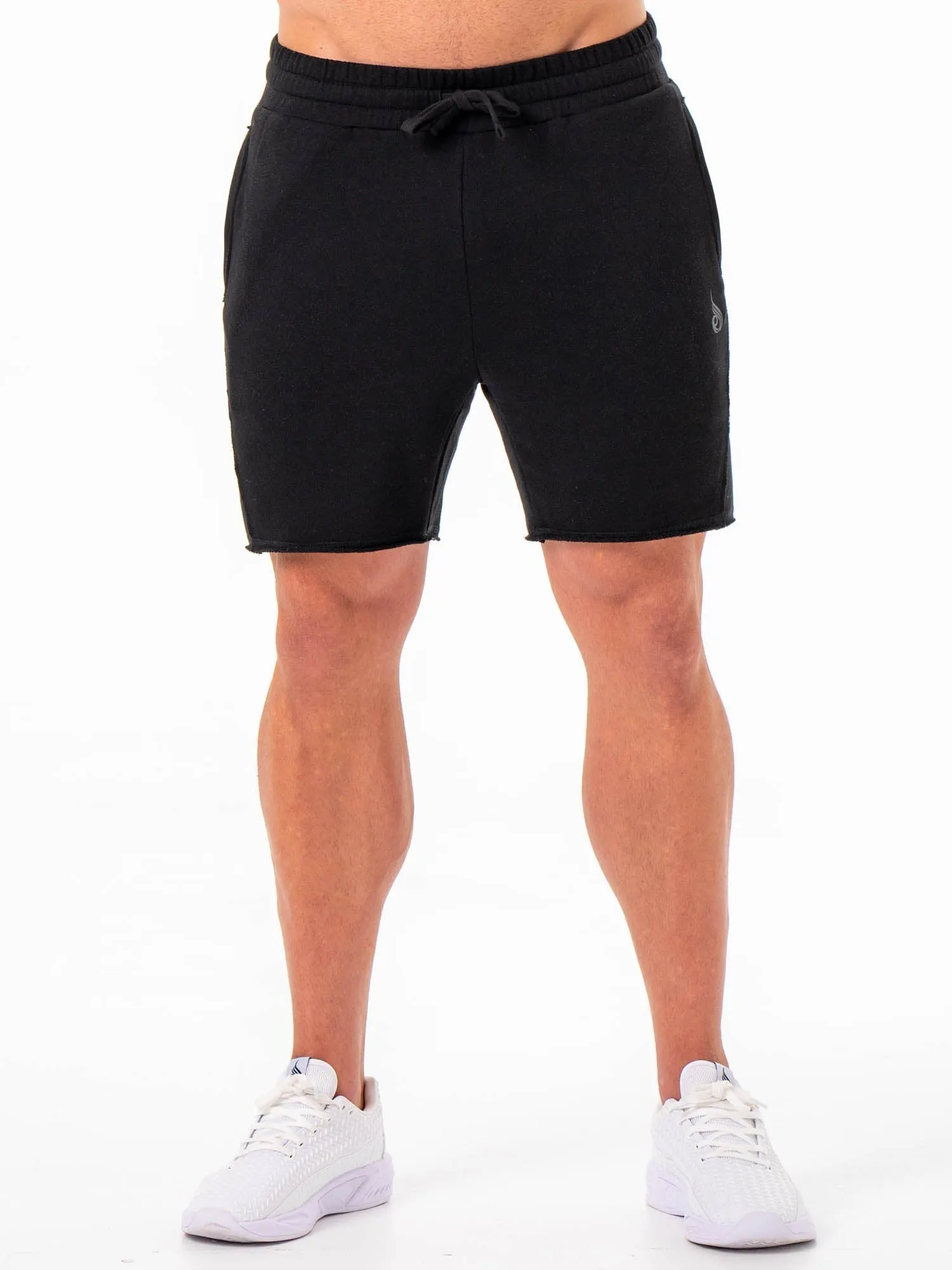 Force 6" Track Short - Black lightweight fit