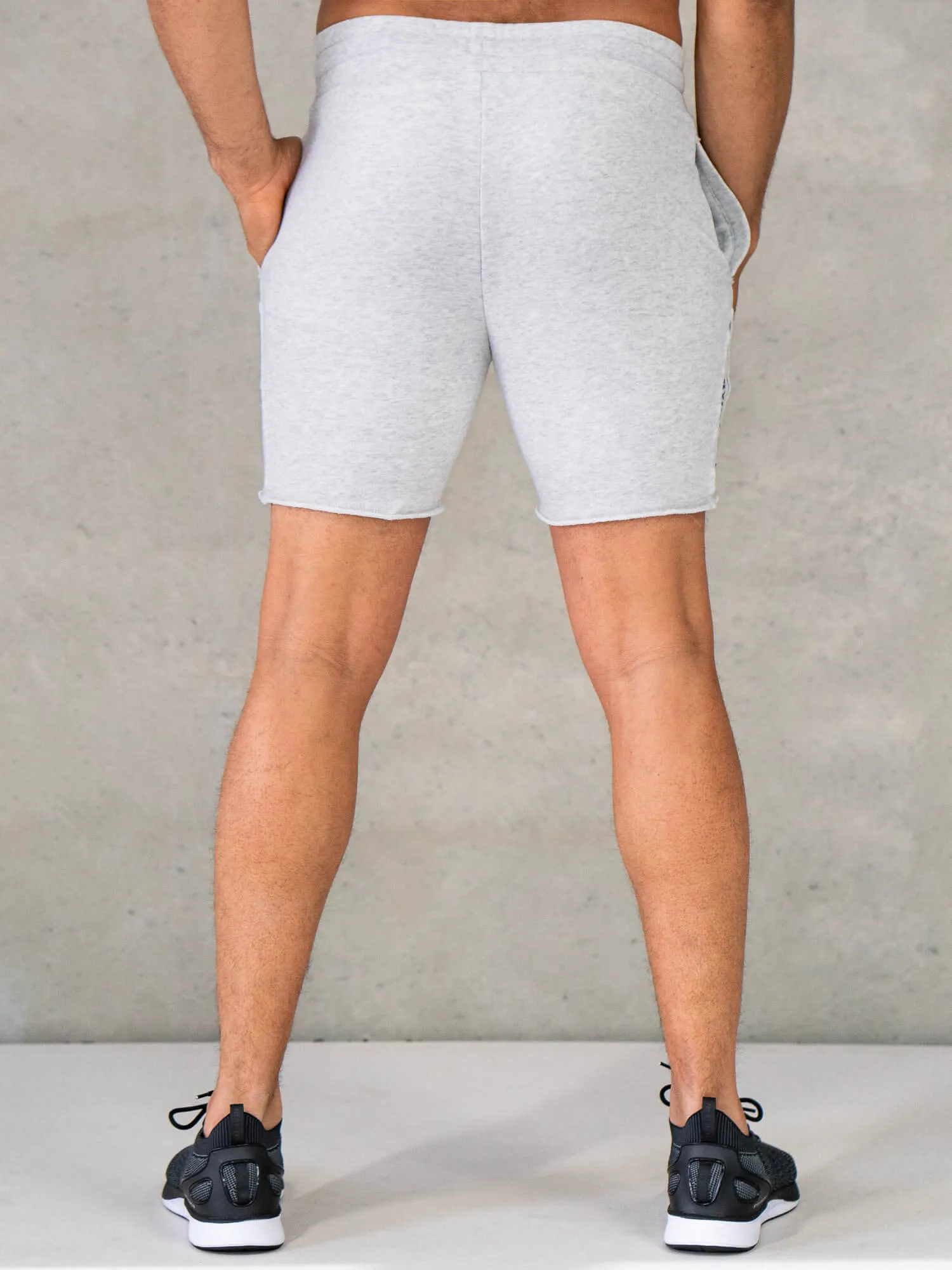 Force 6" Track Short - Chalk Grey Marl layered protection