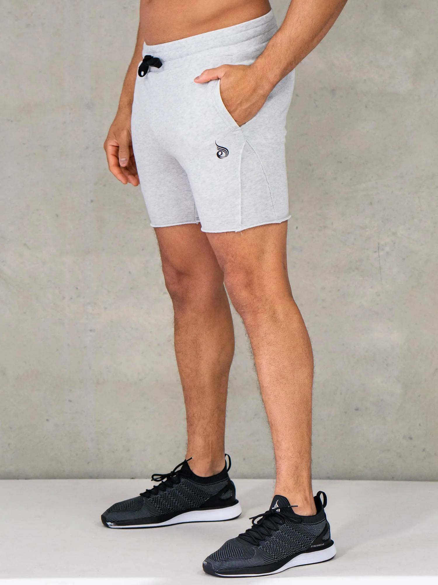 Force 6" Track Short - Chalk Grey Marl competitive sports