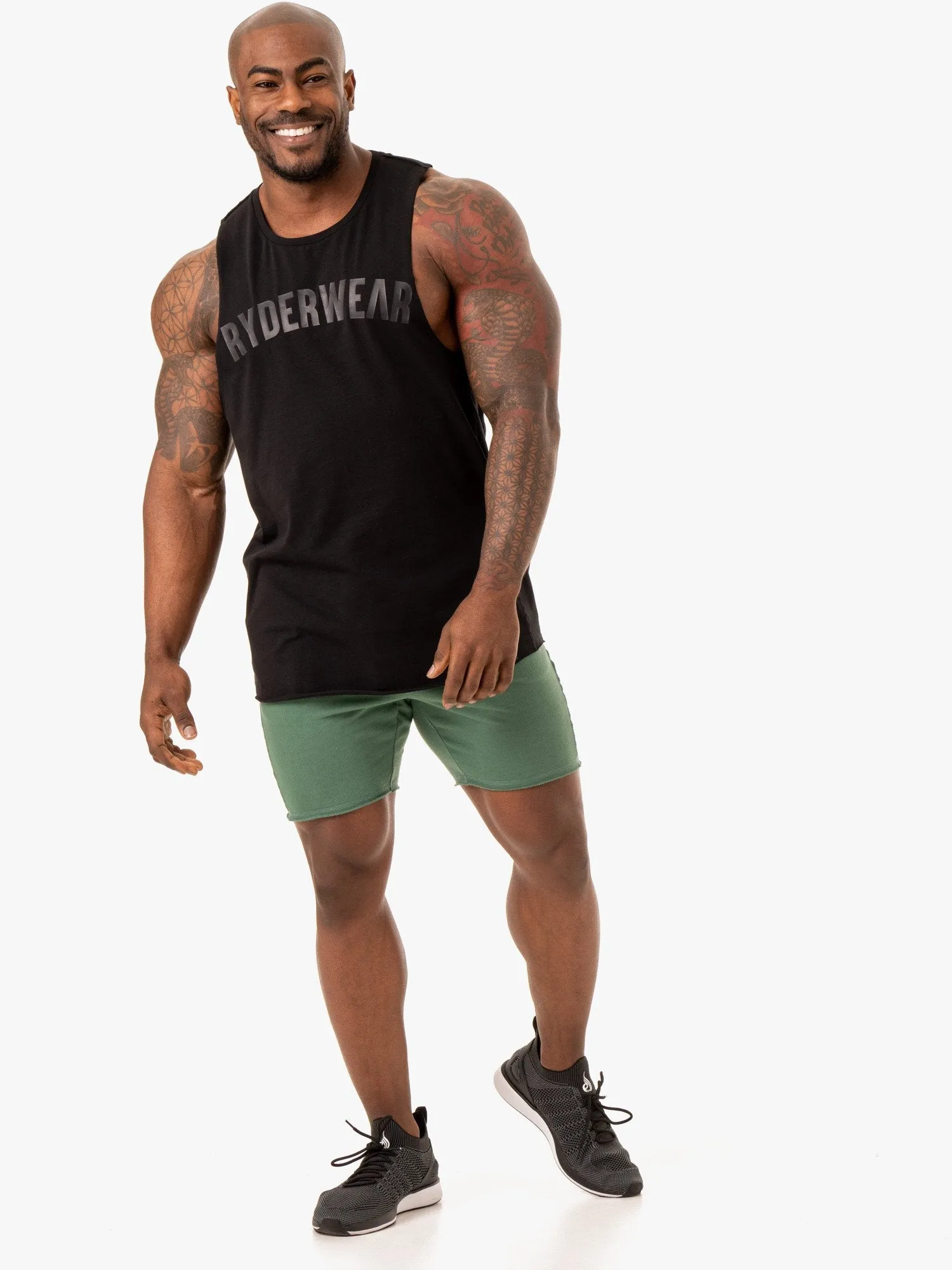 Force 6" Track Short - Green body sculpting