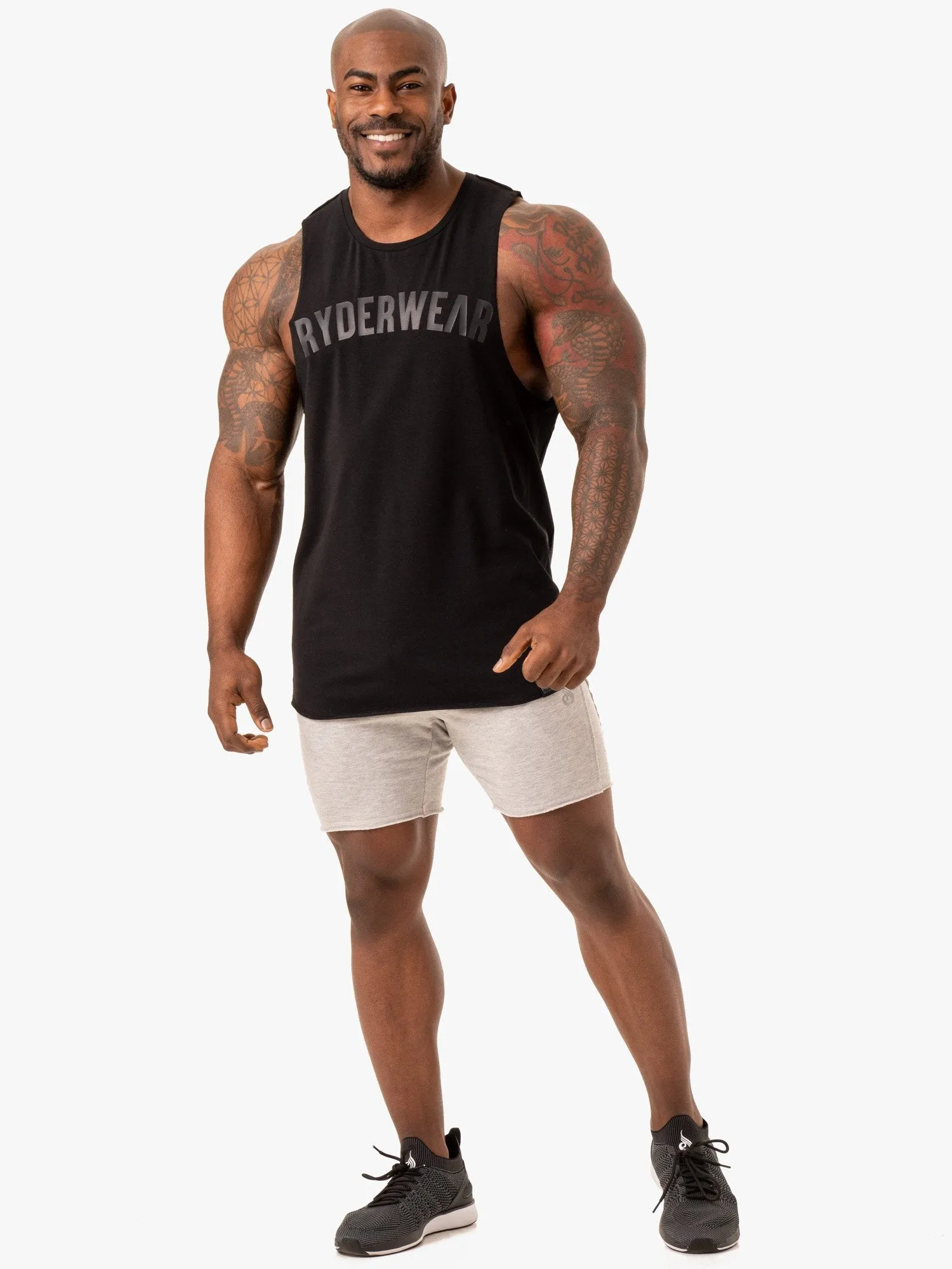 Force 6" Track Short - Grey Marl jogging gear