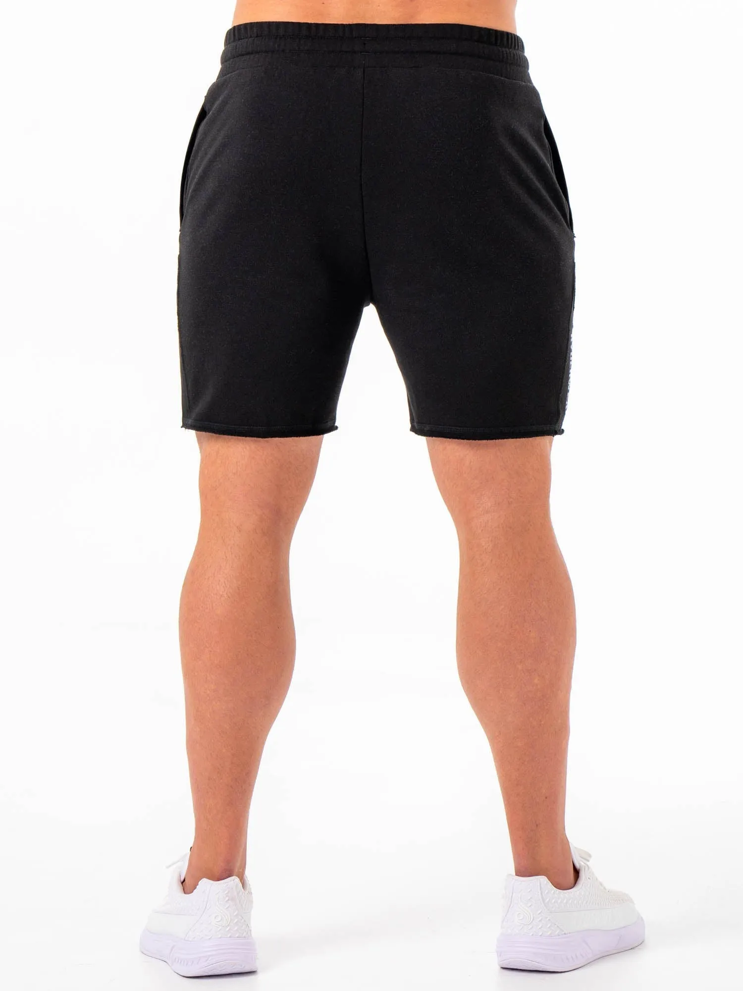 Force 6" Track Shorts - Black lightweight mesh