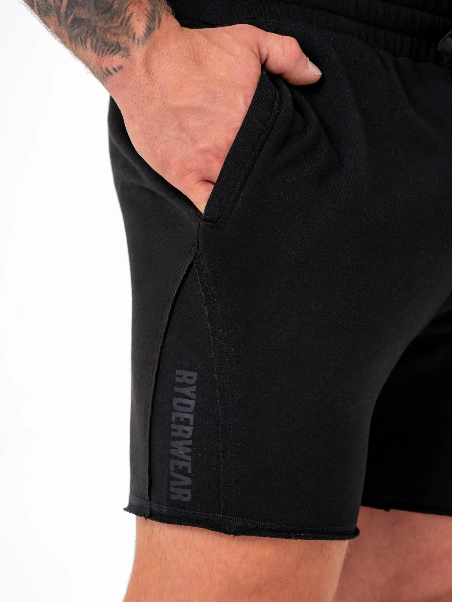 Force 6" Track Shorts - Black functional clothing