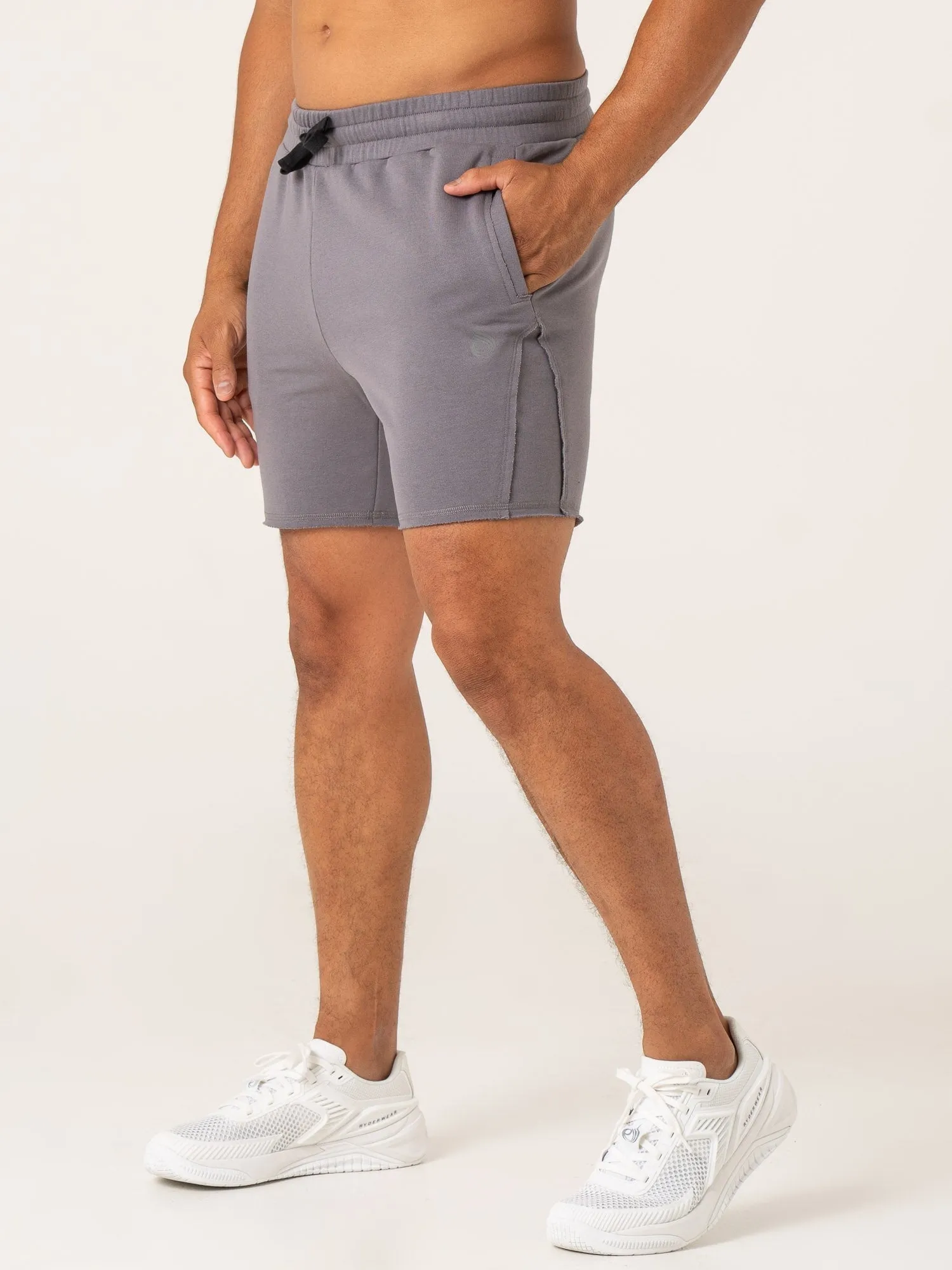 Force 6" Track Shorts - Charcoal workout style