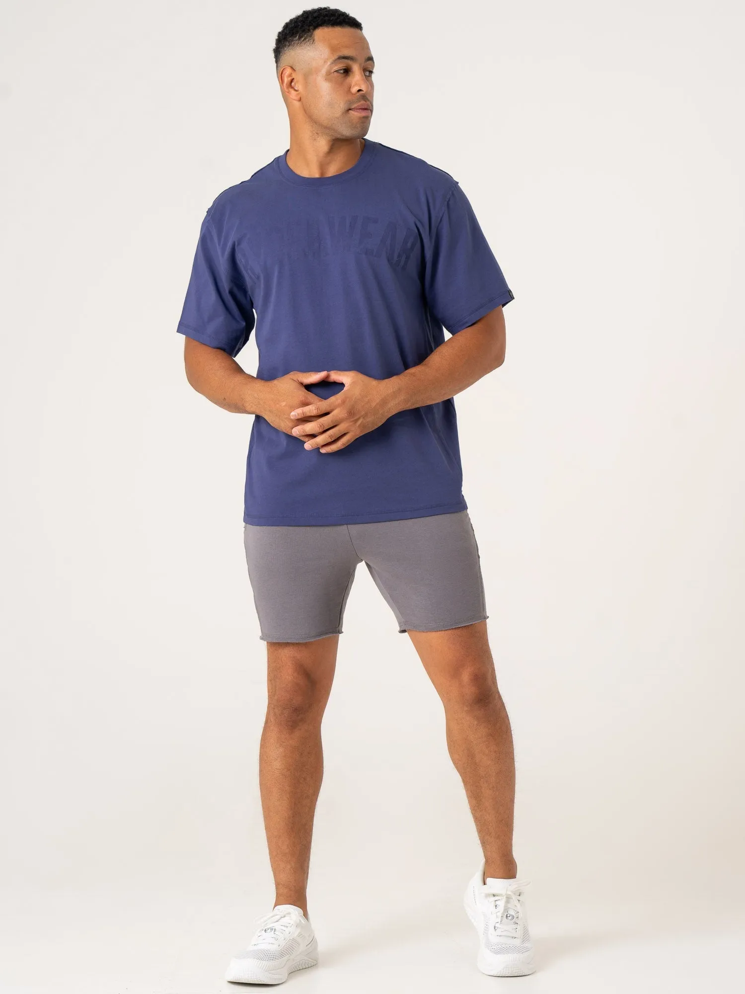 Force 6" Track Shorts - Charcoal body heat