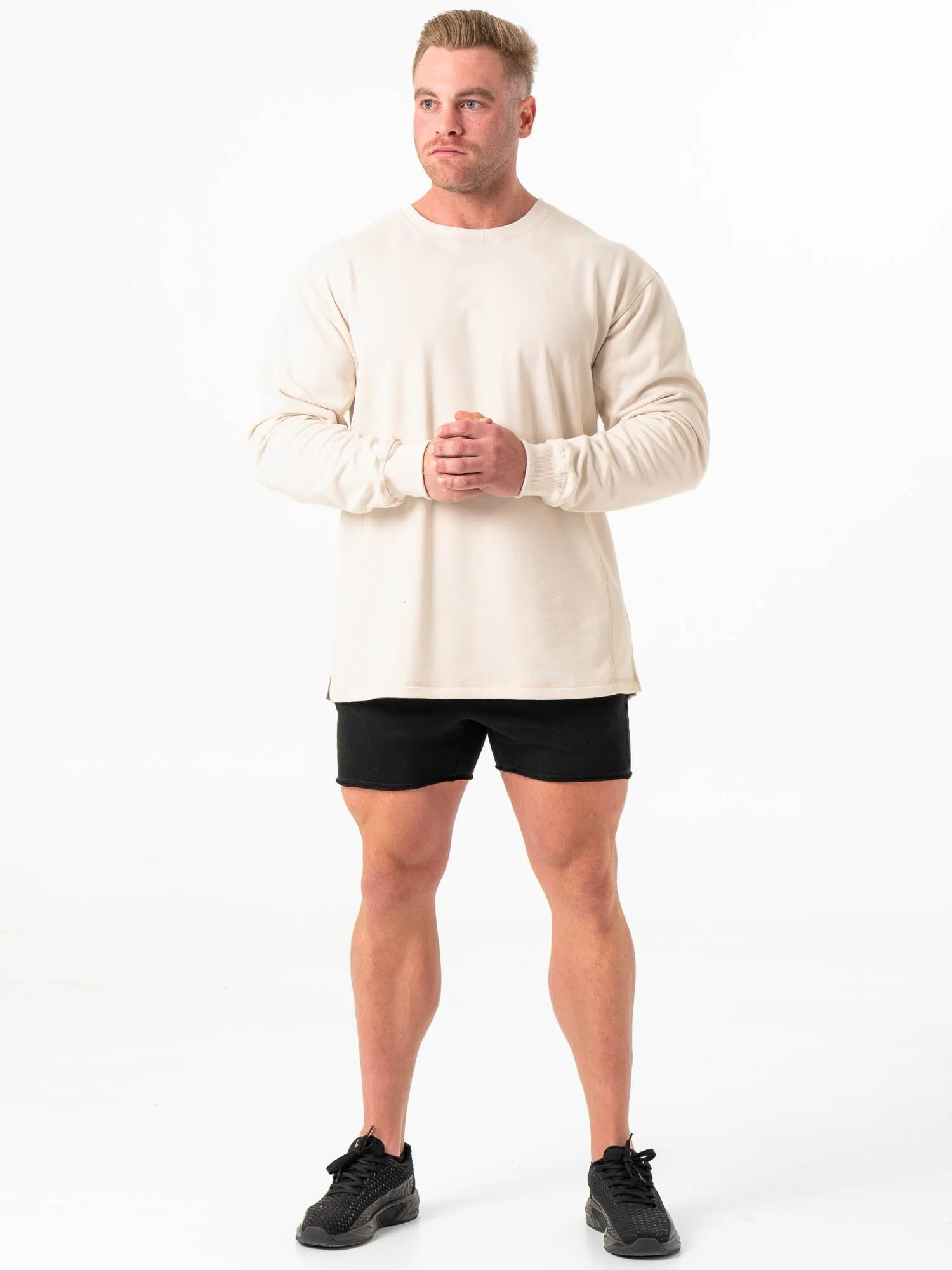 Force Crew Neck - Bone travel comfort