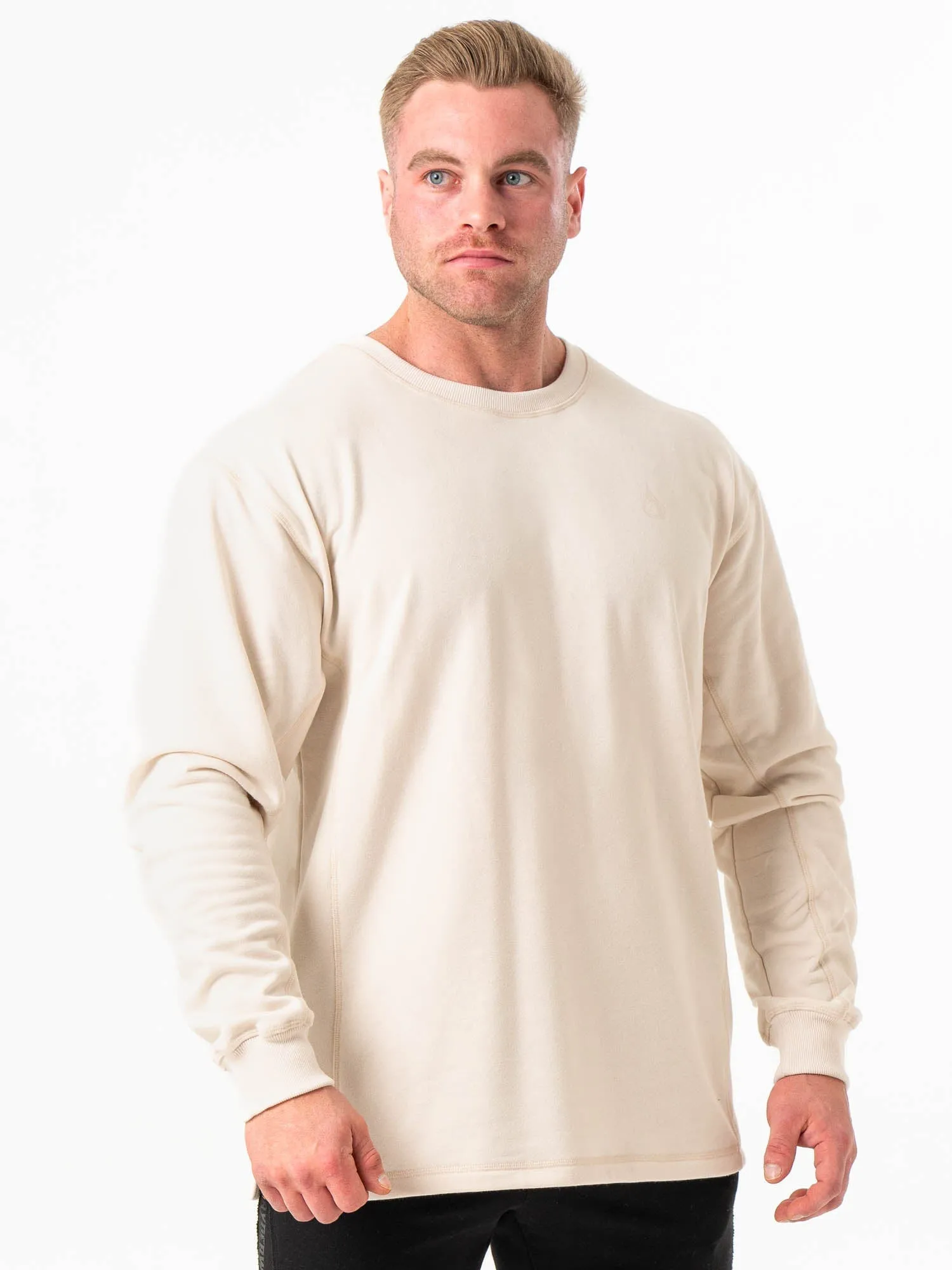 Force Crew Neck - Bone urban trend
