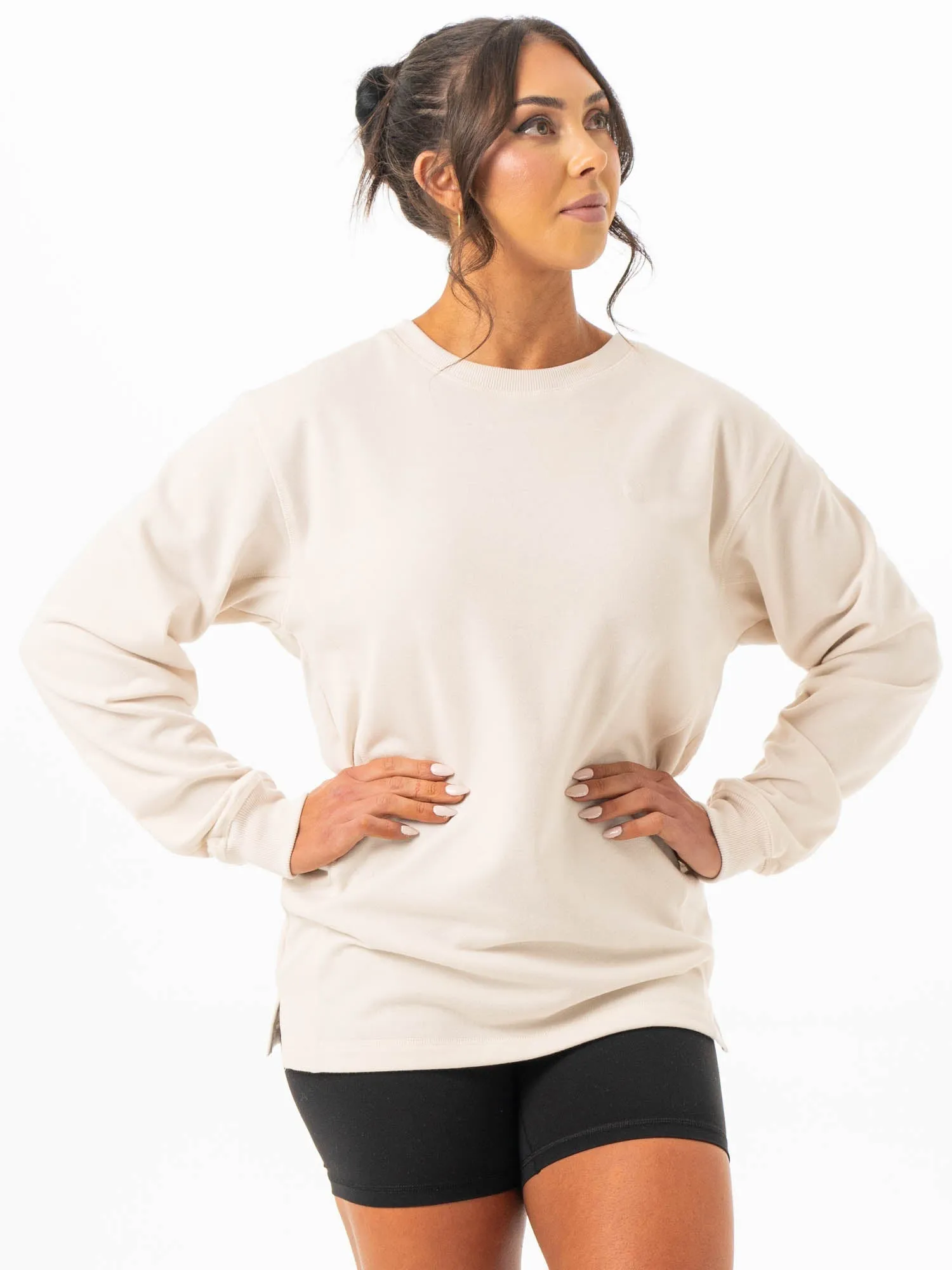 Force Crew Neck - Bone fashion light