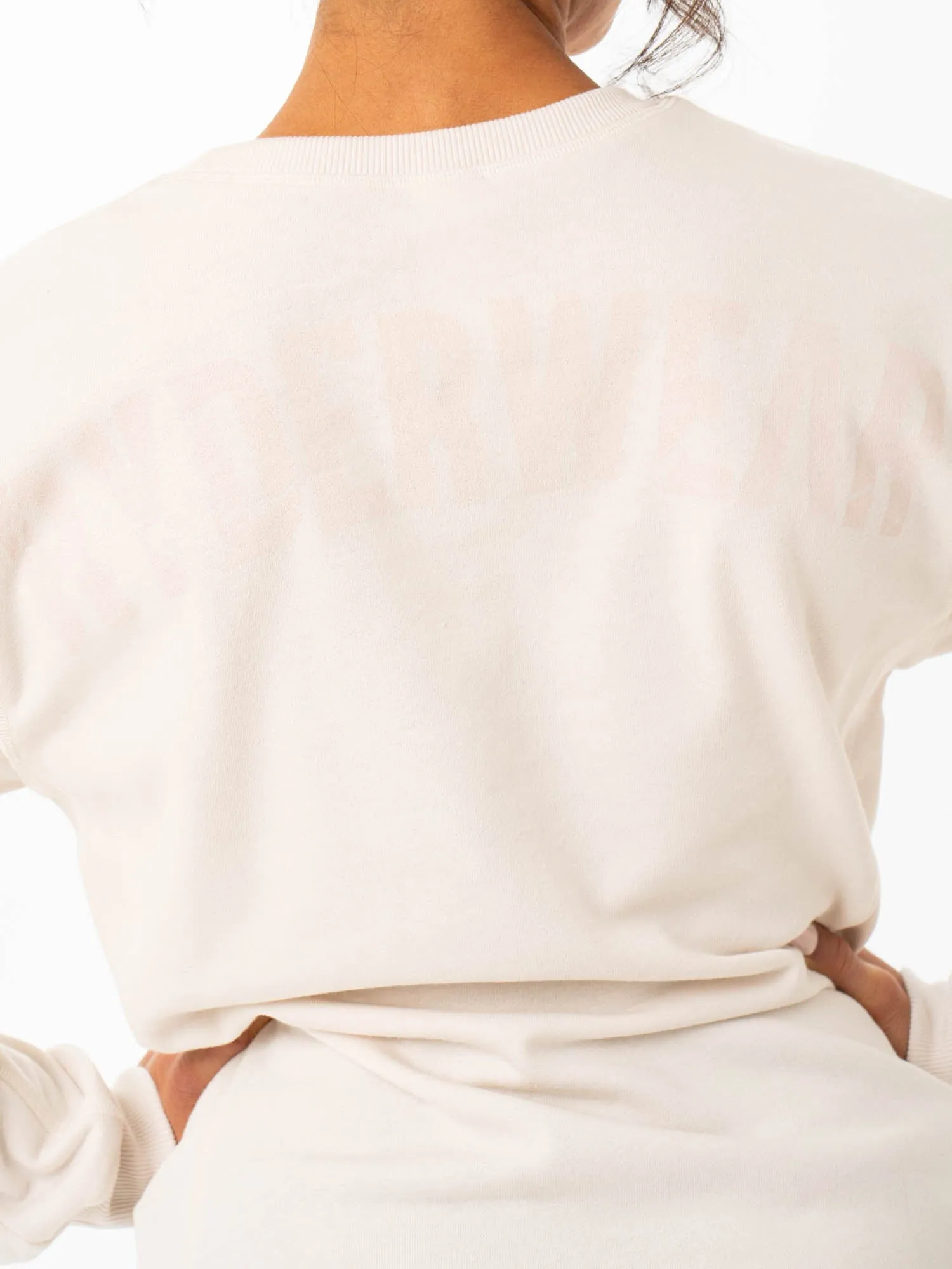 Force Crew Neck - Bone light breathable