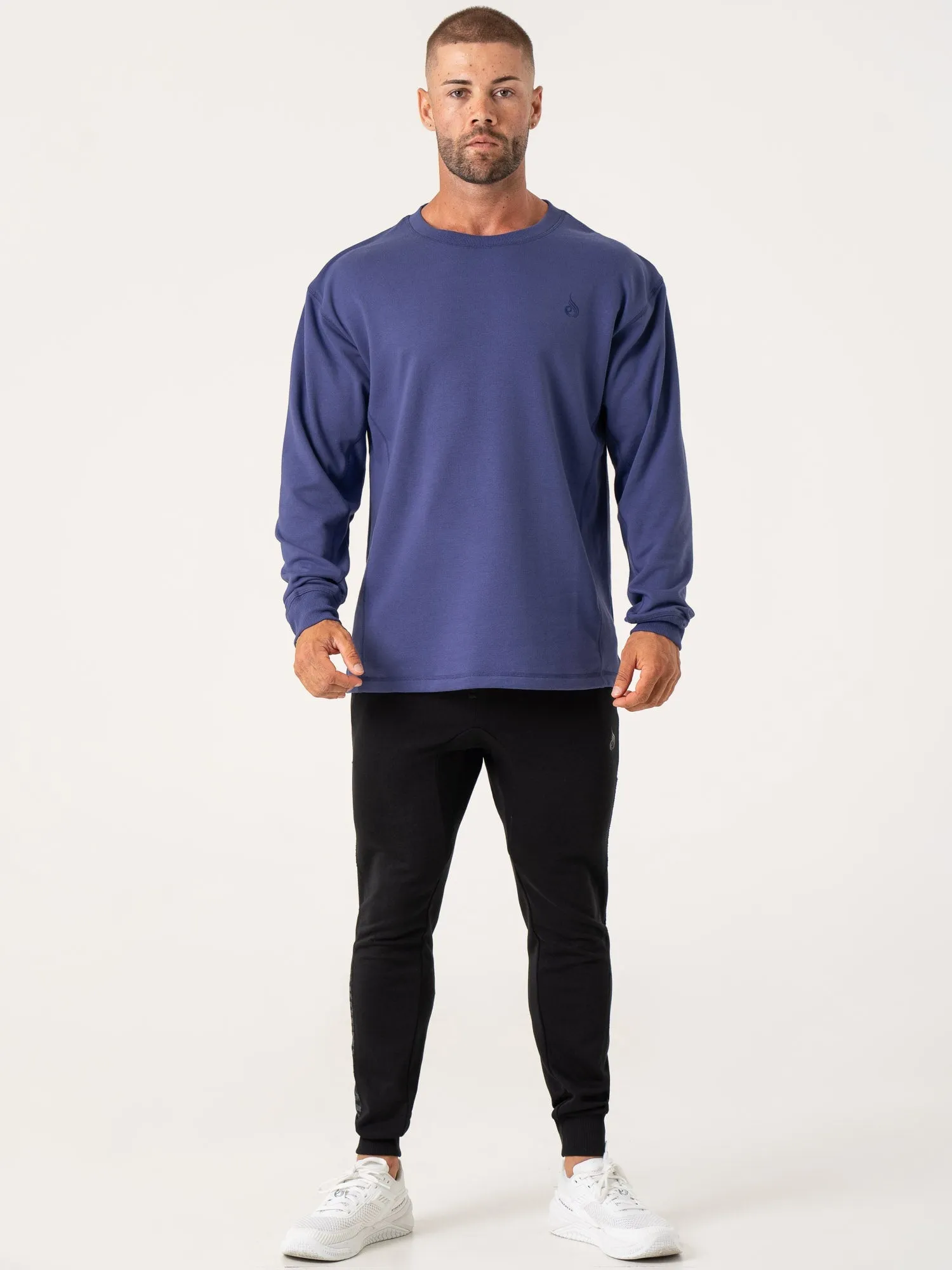 Force Crew Neck - Indigo holiday mood