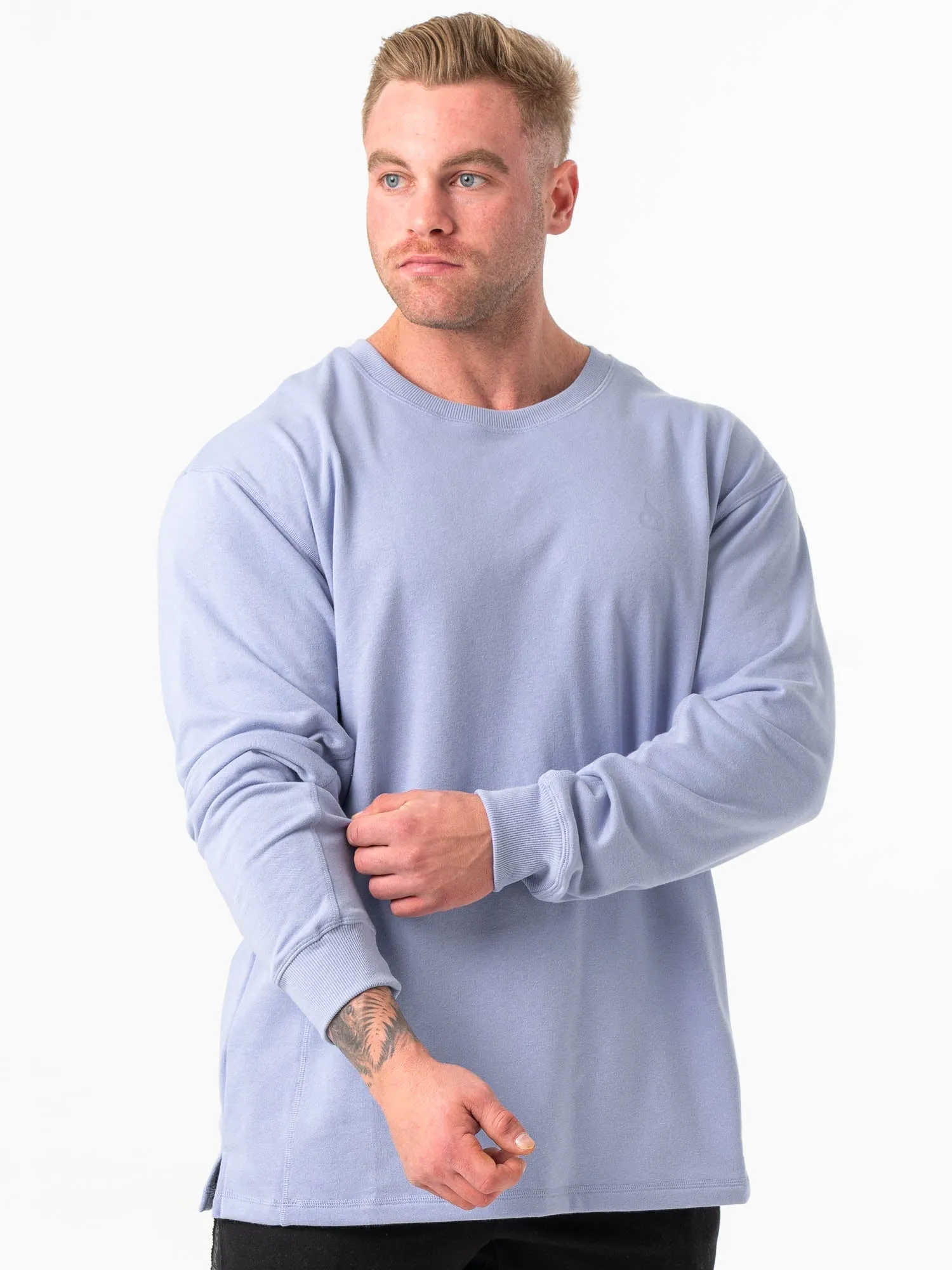 Force Crew Neck - Lilac Blue casual wear