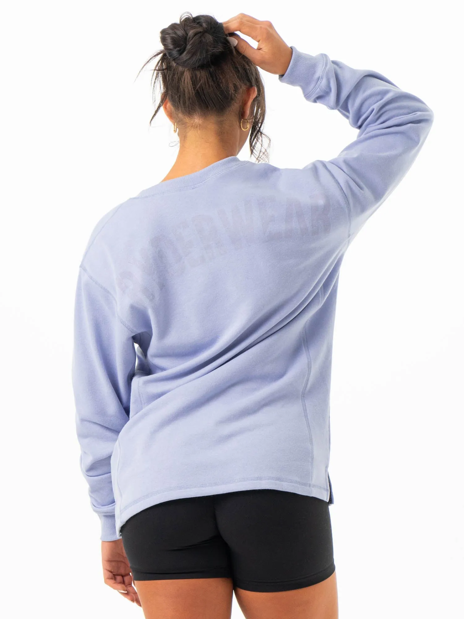 Force Crew Neck - Lilac Blue modern fashion