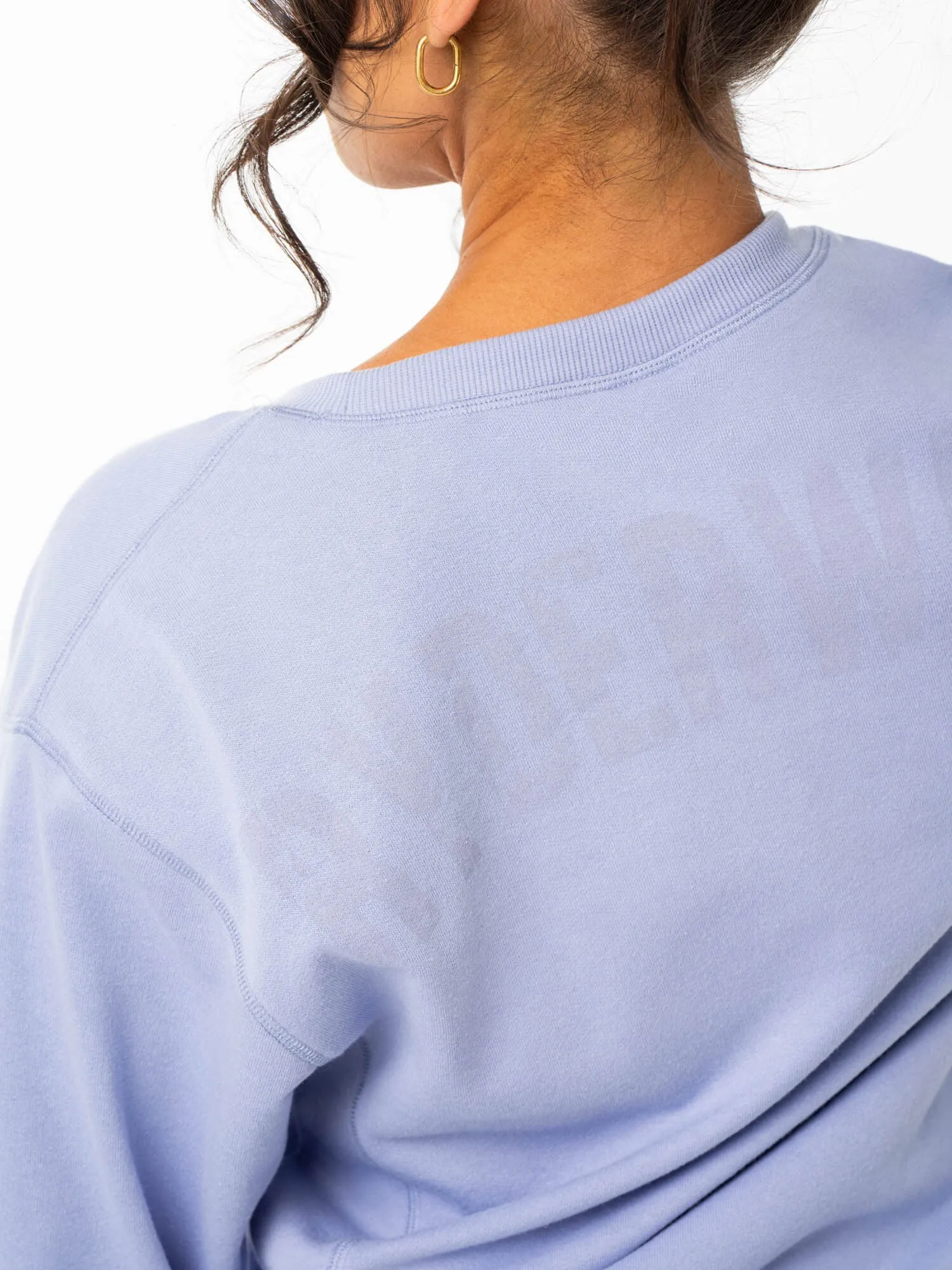 Force Crew Neck - Lilac Blue youthful charm