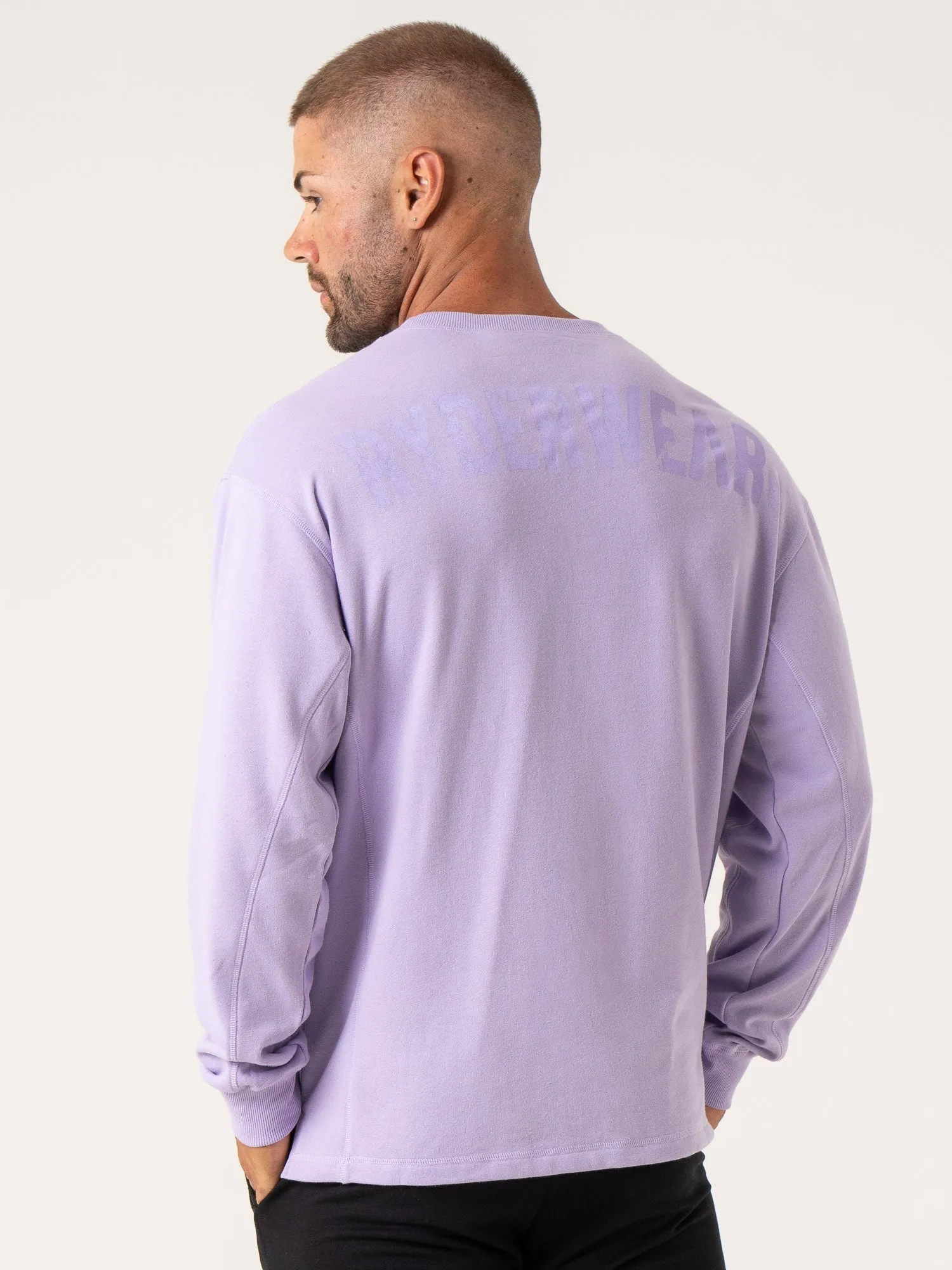 Force Crew Neck - Purple fashion staple