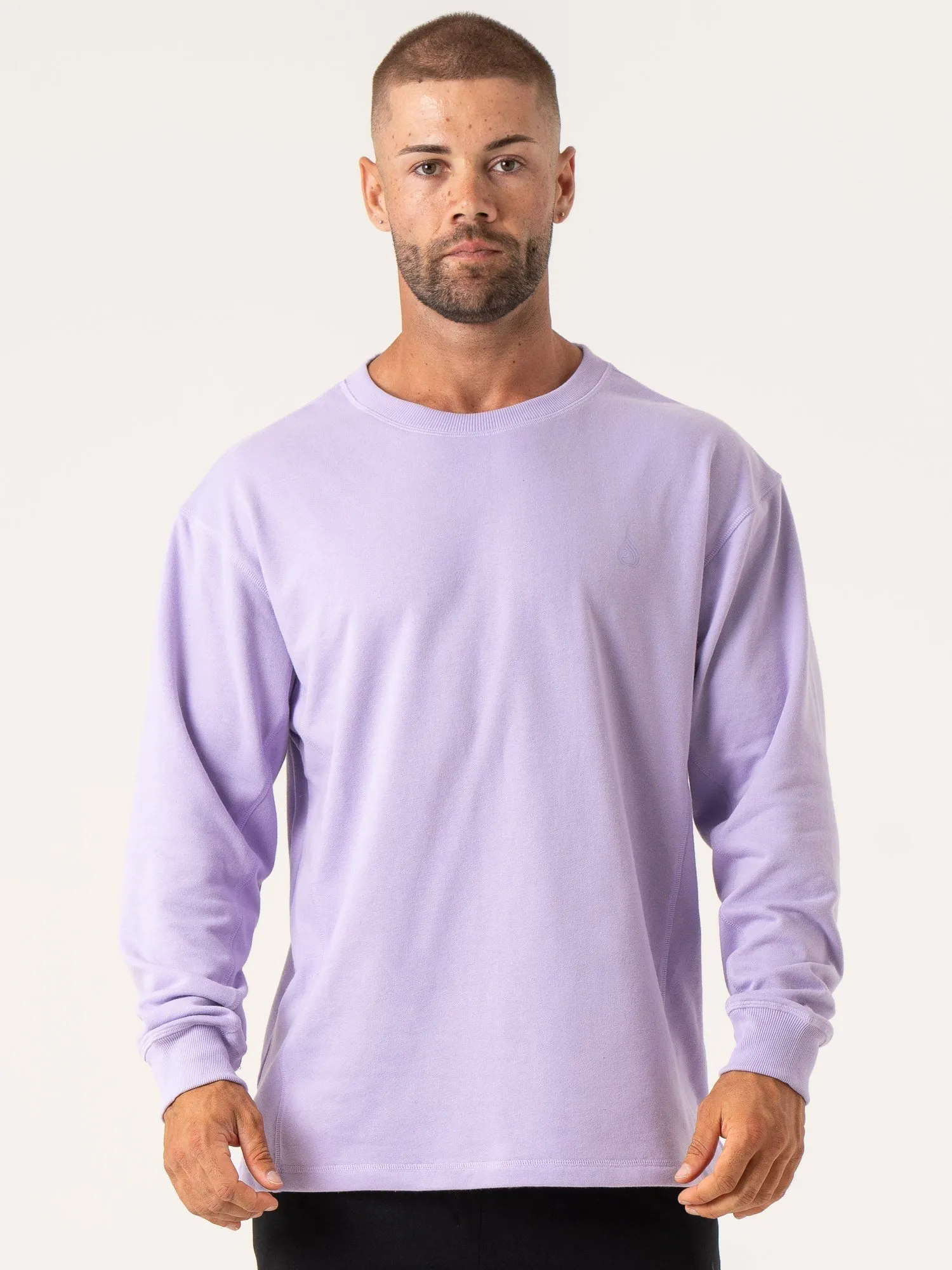 Force Crew Neck - Purple soft touch