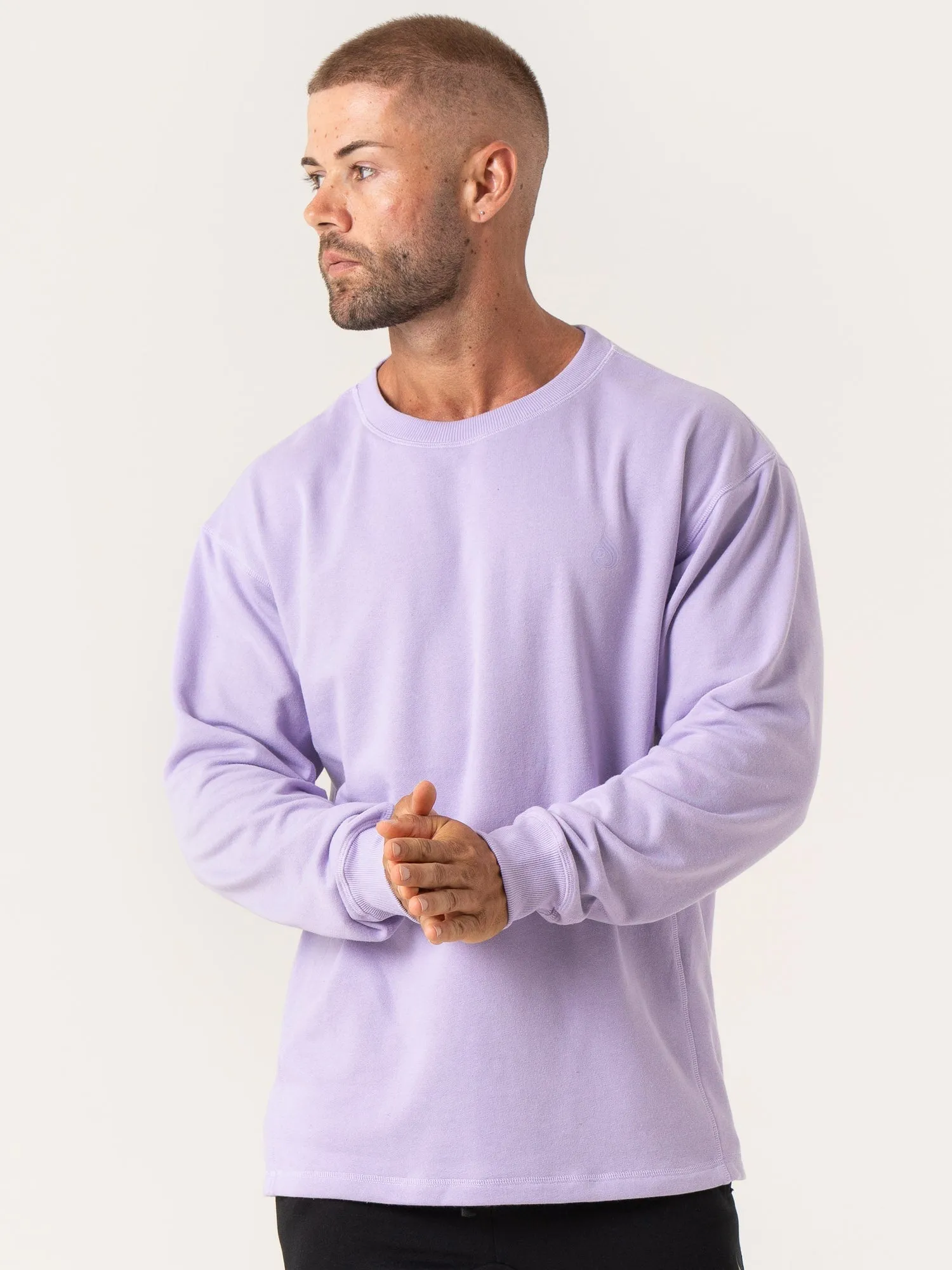 Force Crew Neck - Purple stylish look