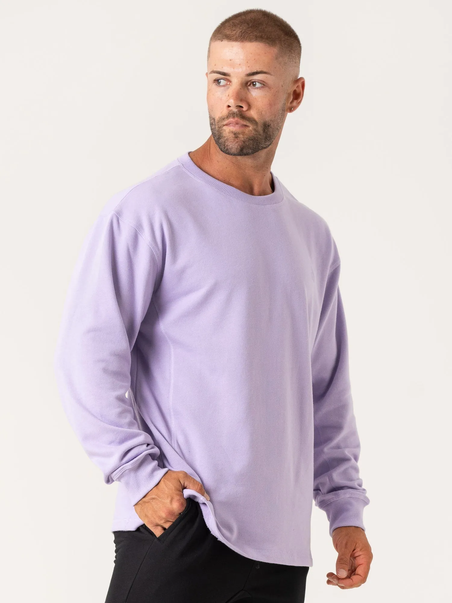 Force Crew Neck - Purple sleek style