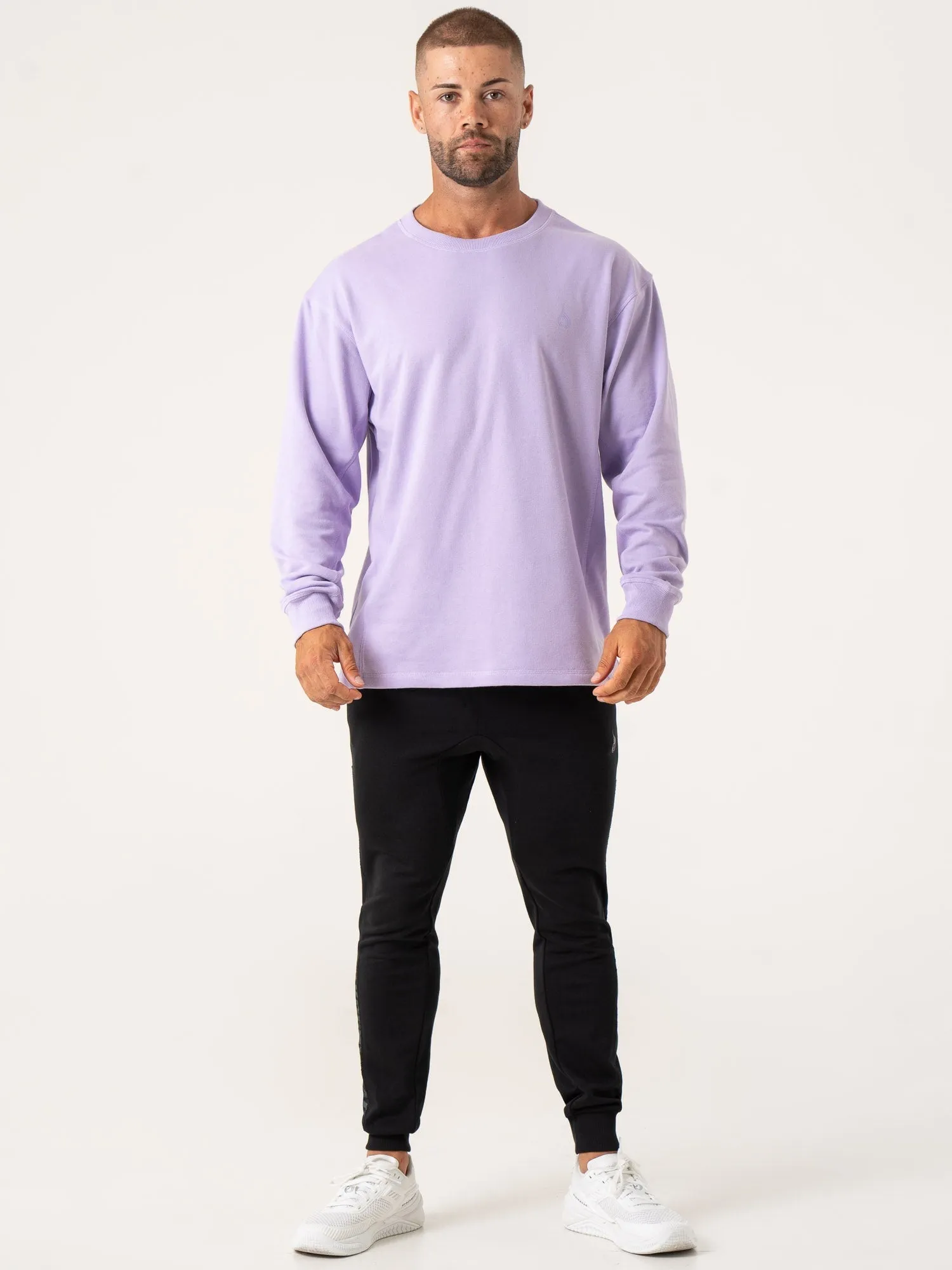 Force Crew Neck - Purple winter ready