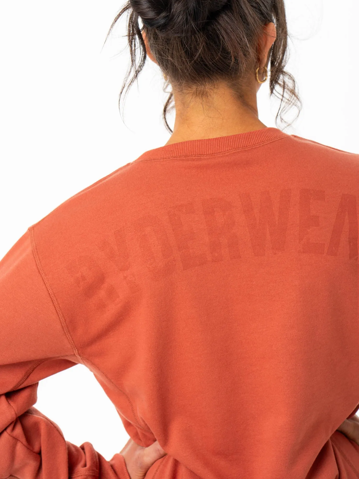 Force Crew Neck - Terracotta trend setter