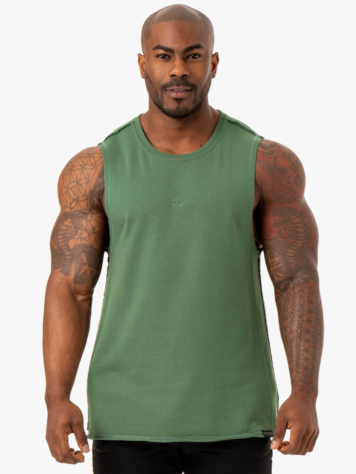 Force Fleece Tank - Green light design