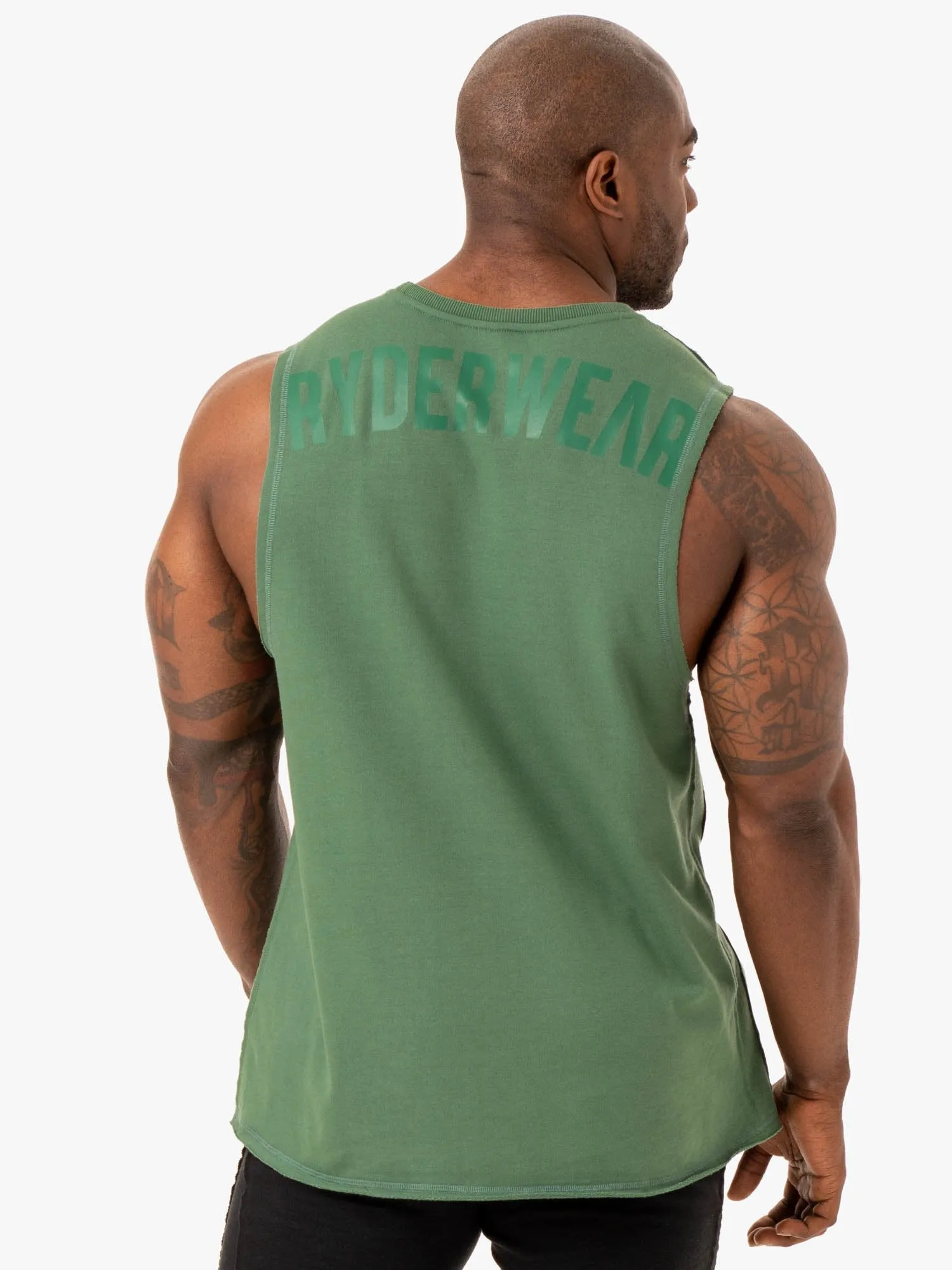 Force Fleece Tank - Green vintage vibe