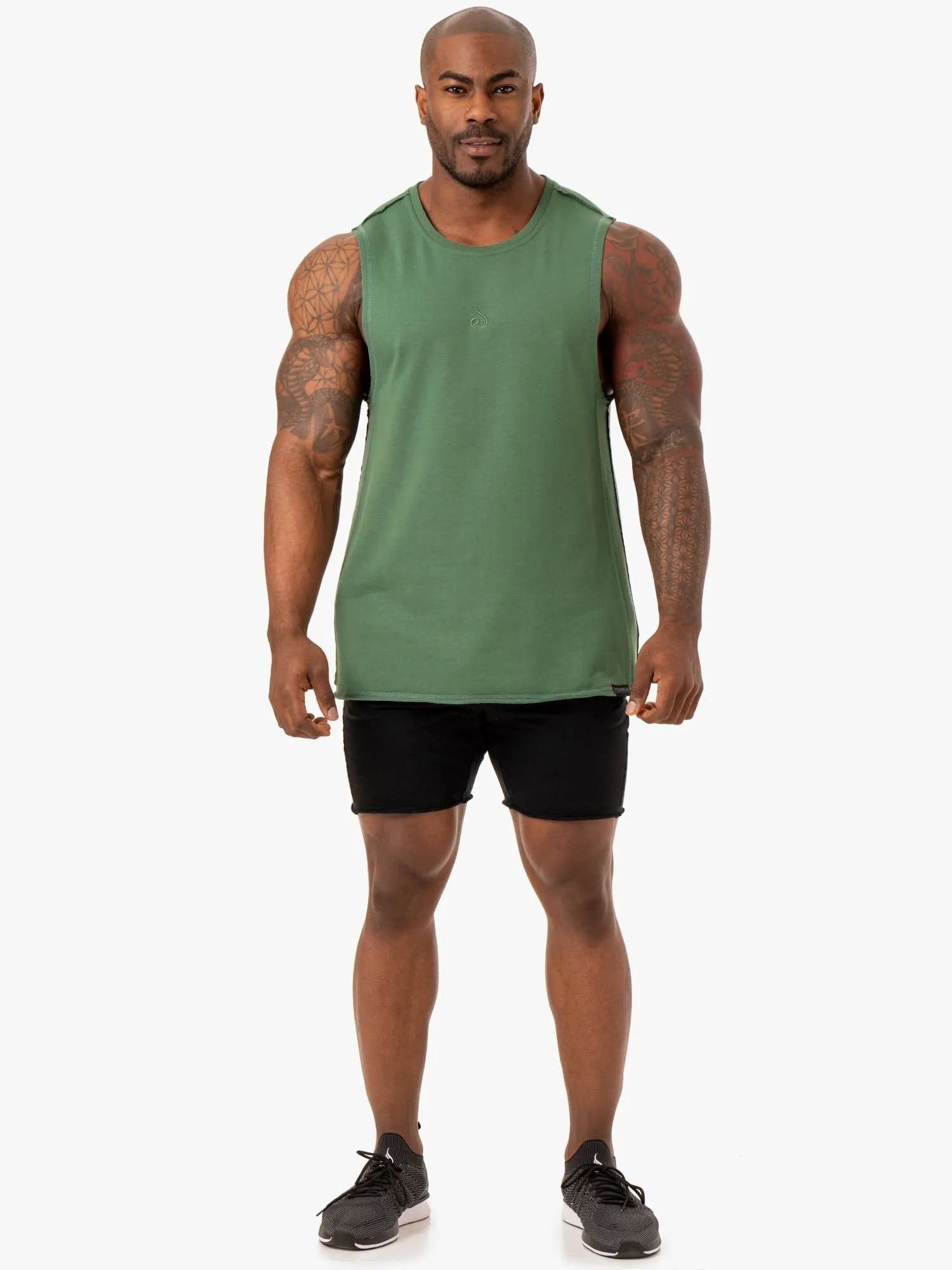 Force Fleece Tank - Green free sport