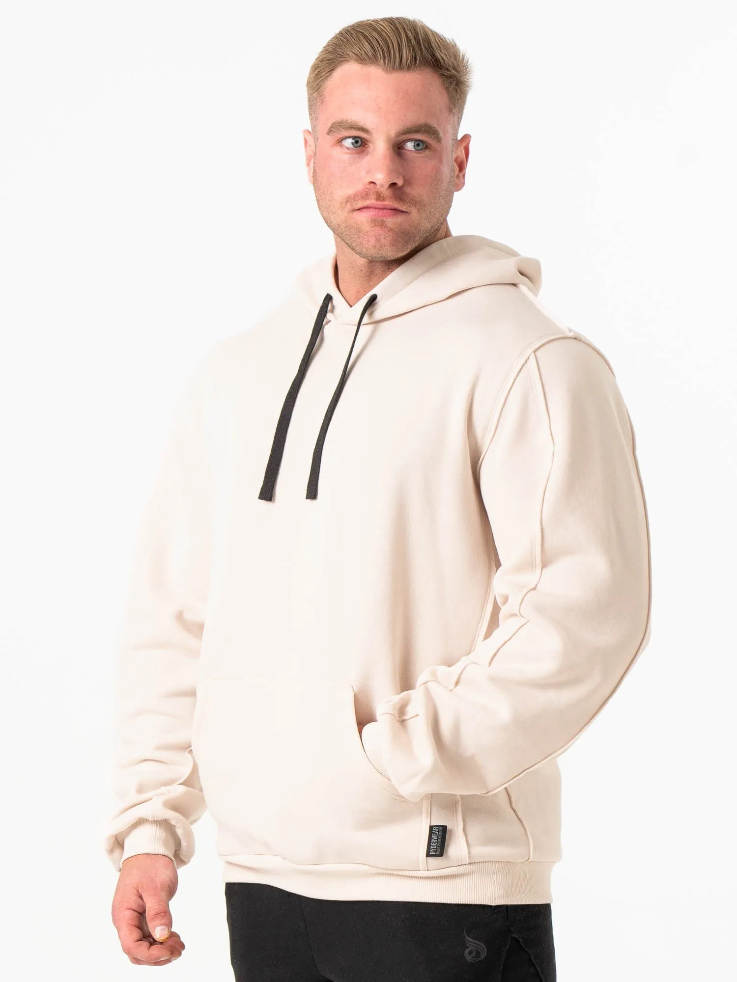 Force Hoodie - Bone stylish look