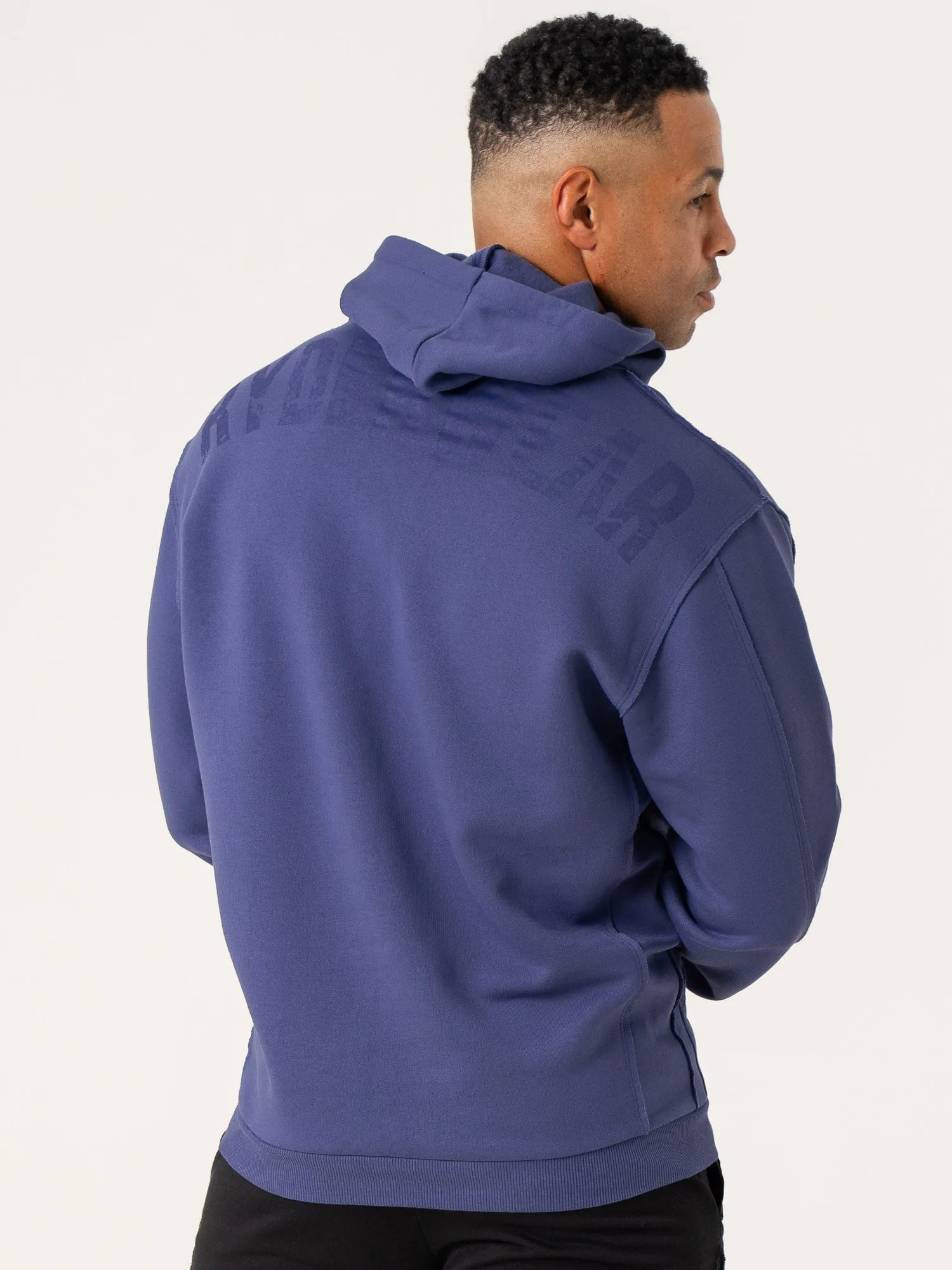 Force Hoodie - Indigo relaxed silhouette