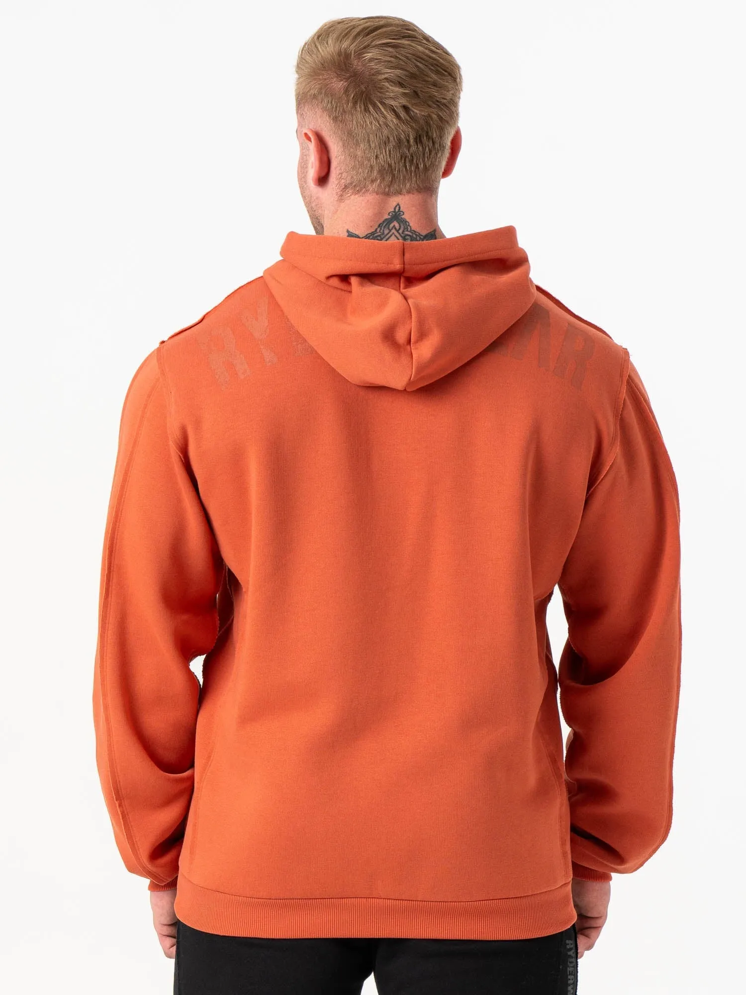 Force Hoodie - Terracotta minimalist look