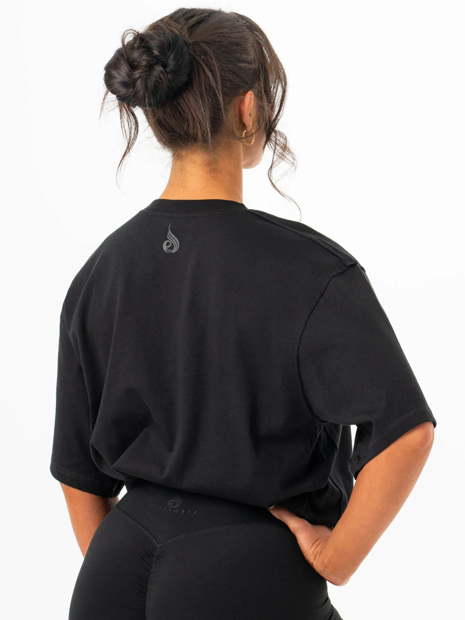 Force Oversized T-Shirt - Black weekend wear