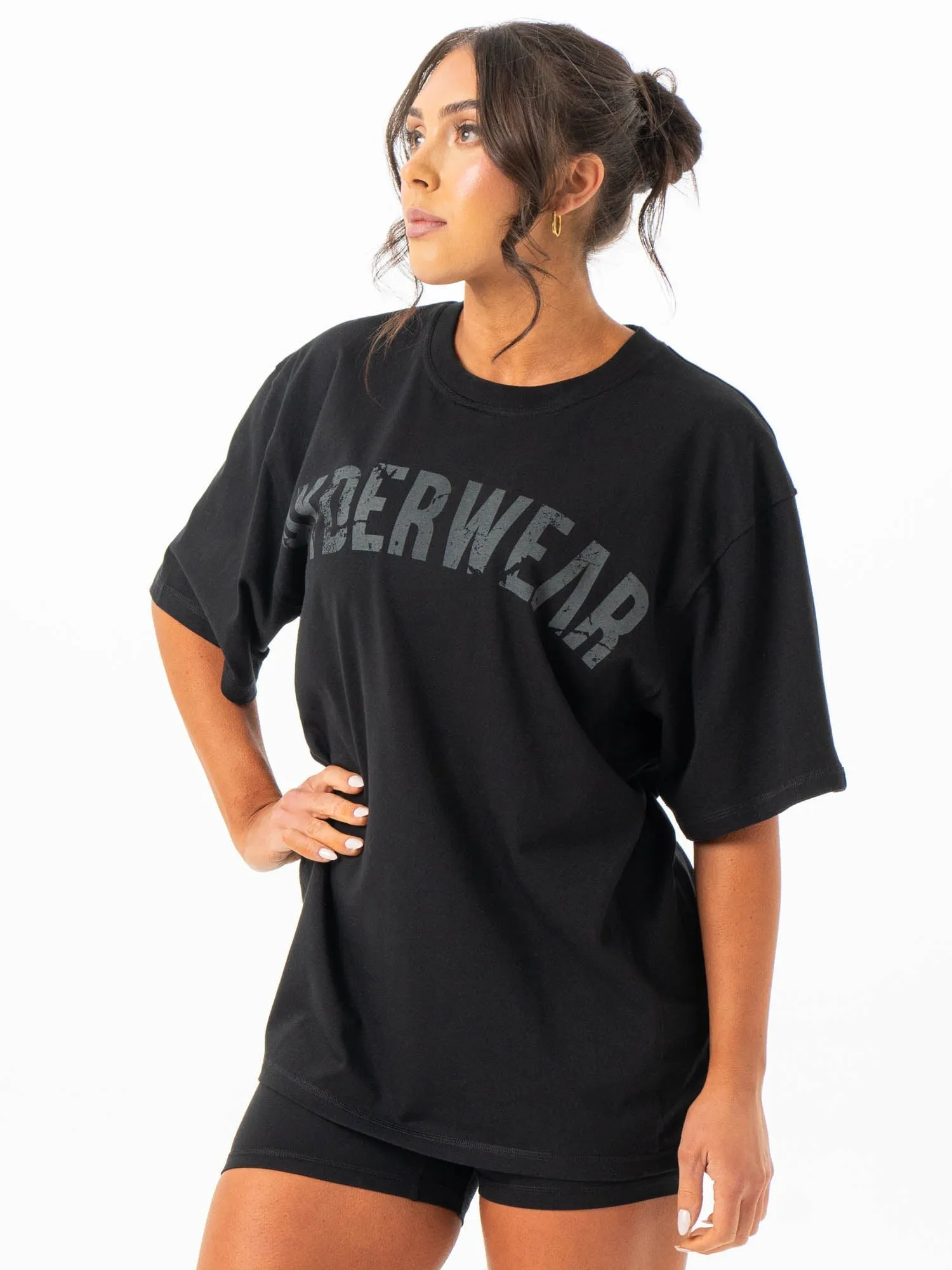 Force Oversized T-Shirt - Black personal style
