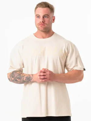 Force Oversized T-Shirt - Bone spring colors