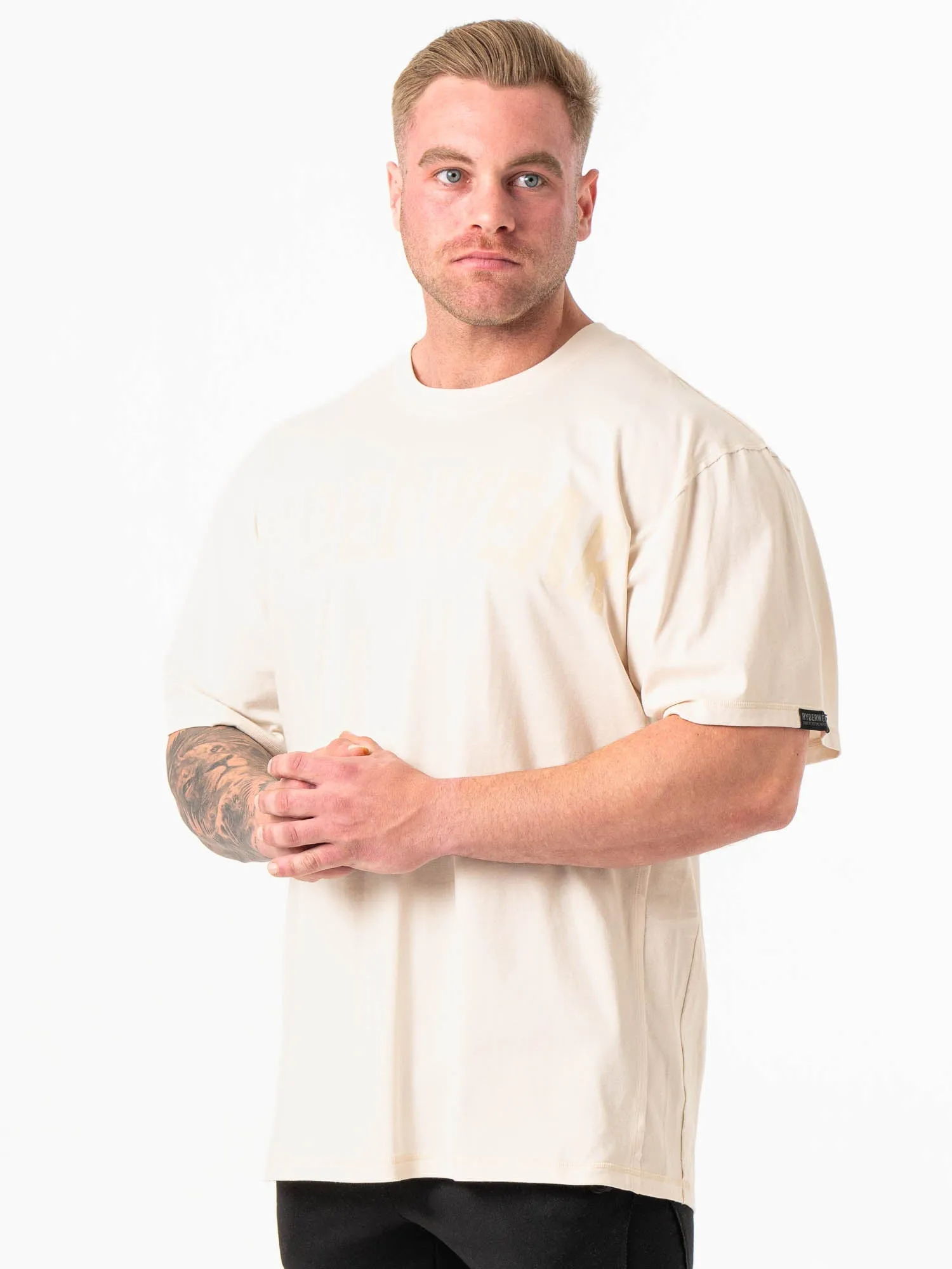 Force Oversized T-Shirt - Bone festival outfit