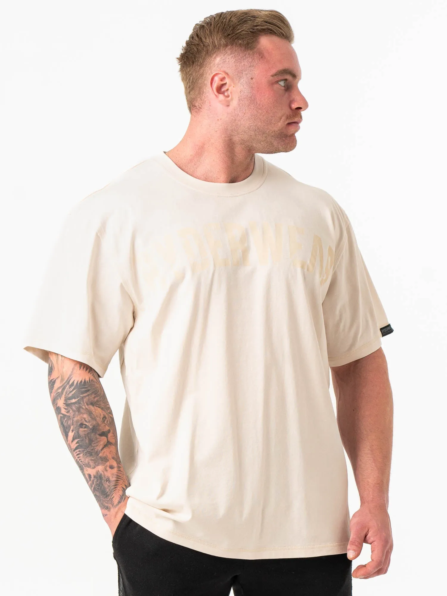 Force Oversized T-Shirt - Bone winter layering
