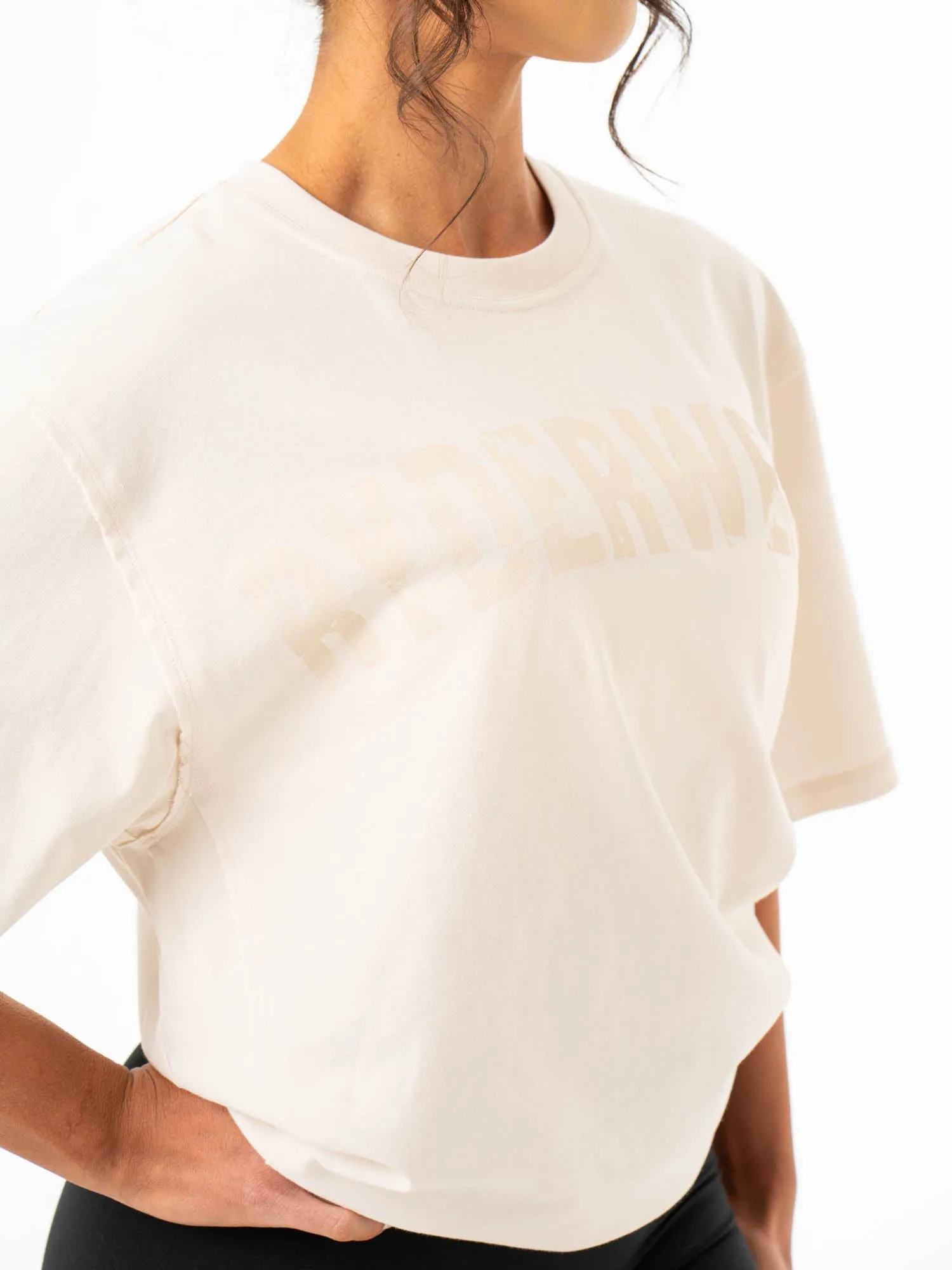 Force Oversized T-Shirt - Bone night party