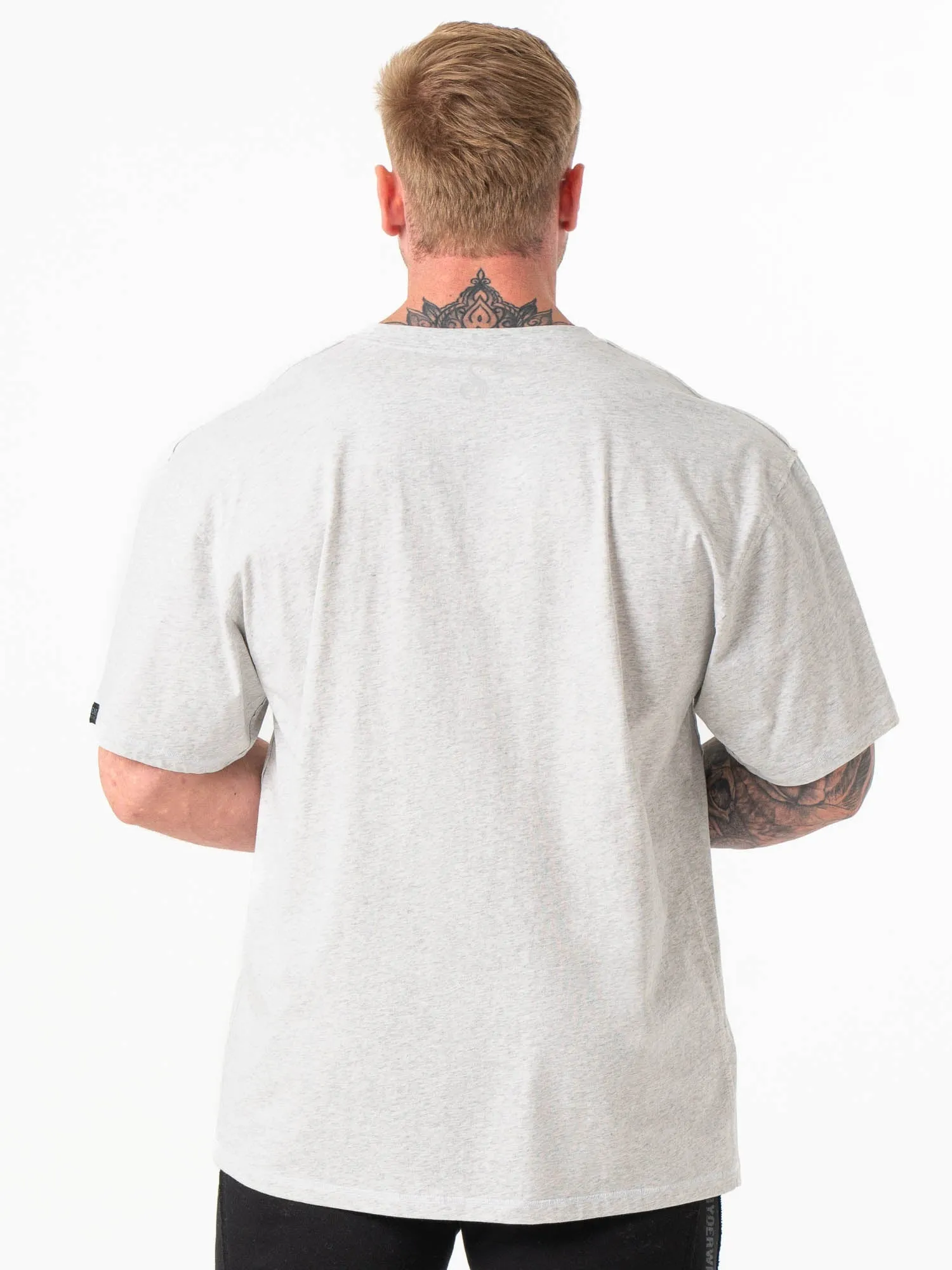 Force Oversized T-Shirt - Chalk Grey Marl day off
